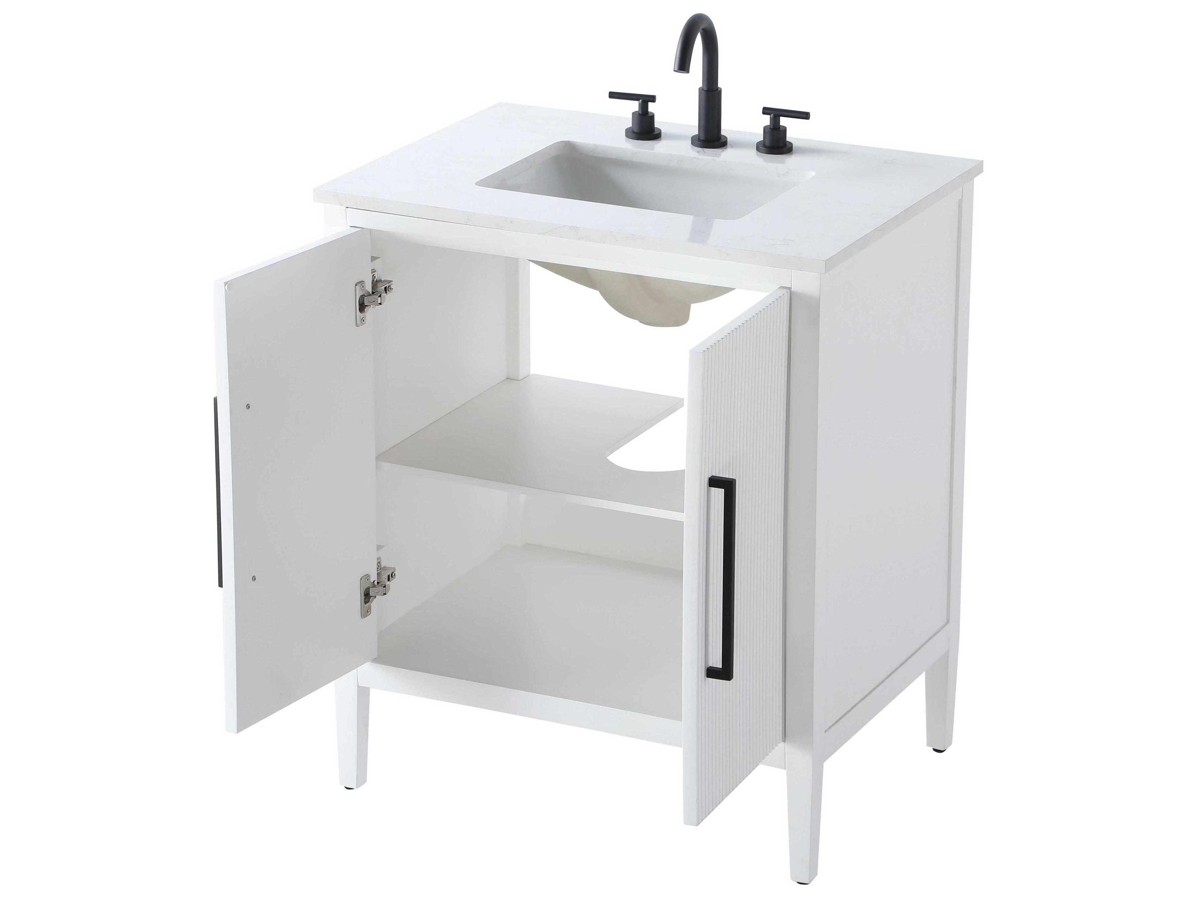 Elegant Lighting Blakely White Vanity
