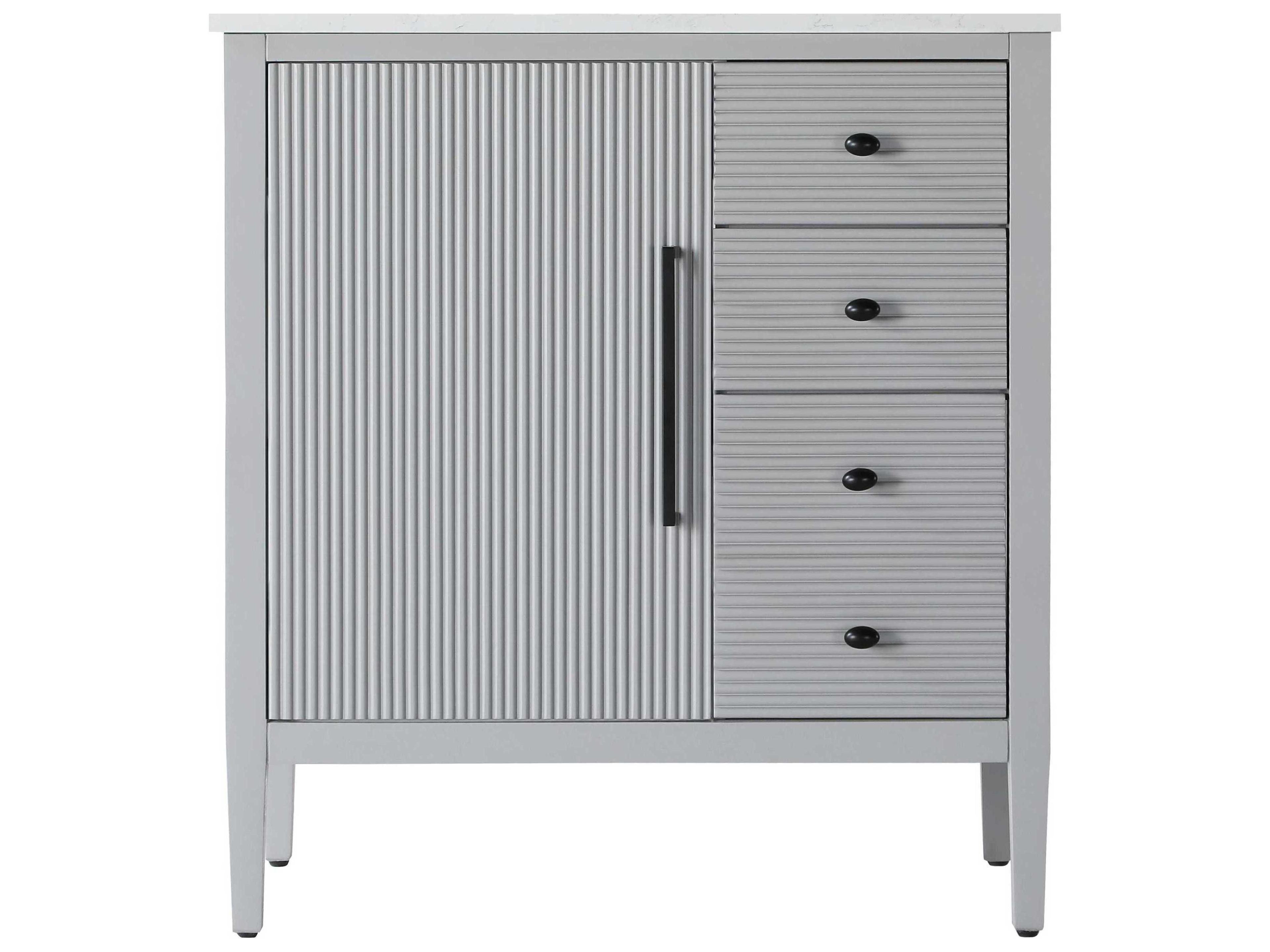 Elegant Lighting Blakely Grey Vanity