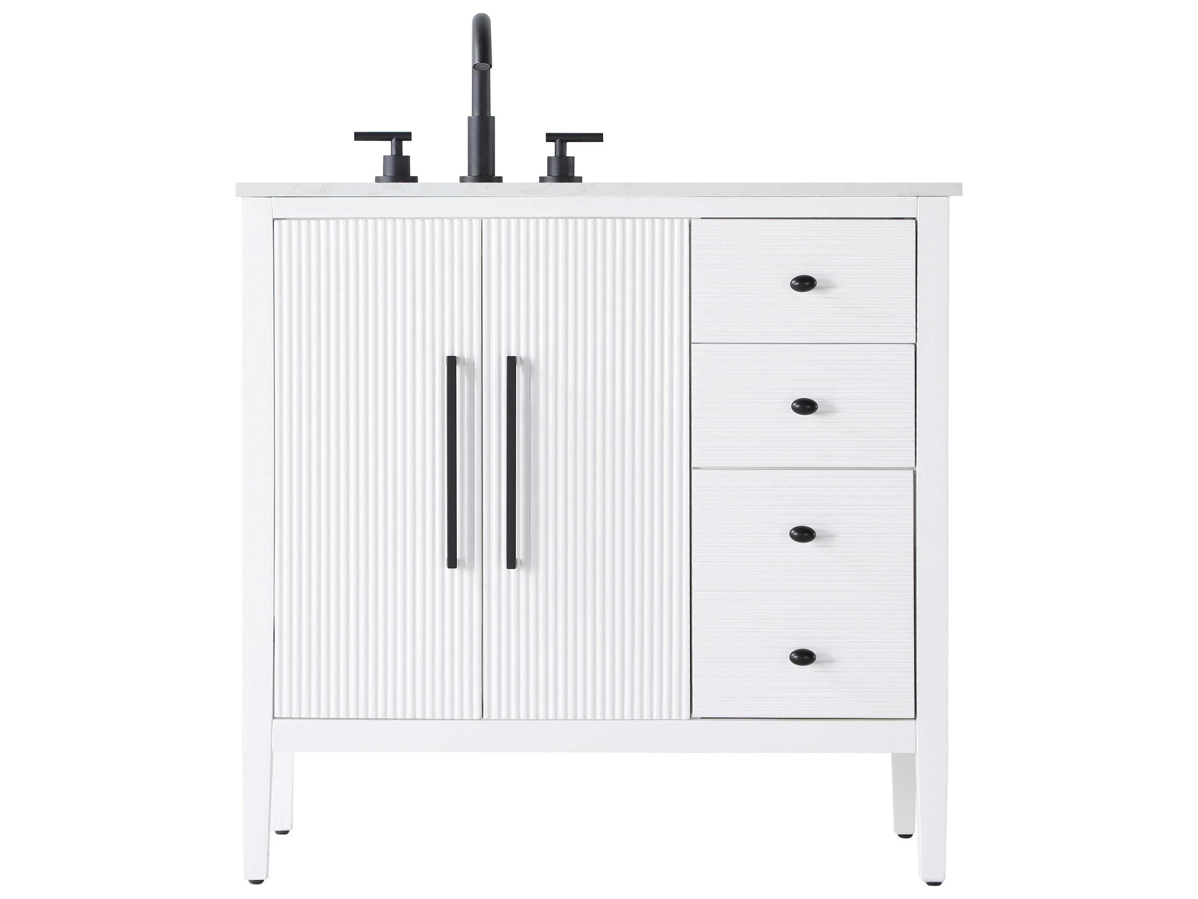 Elegant Lighting Blakely White Vanity