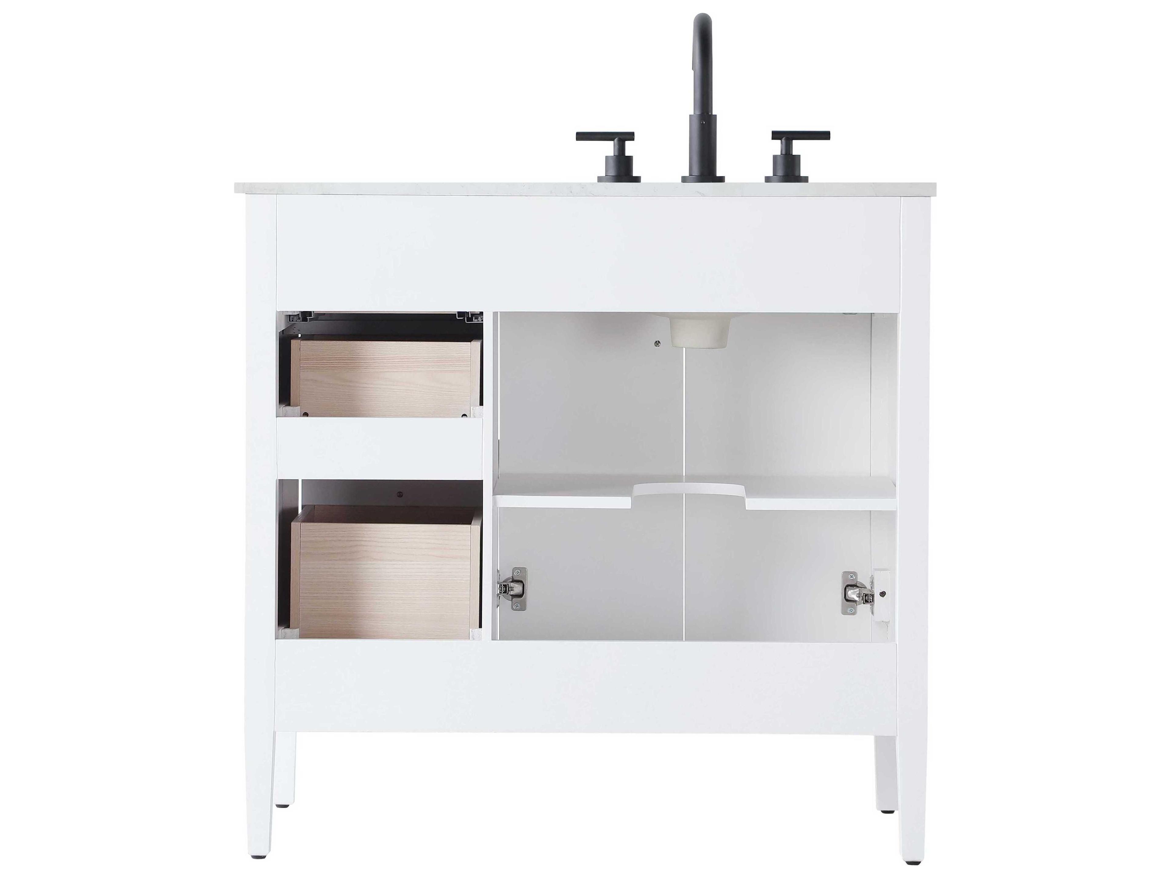 Elegant Lighting Blakely White Vanity