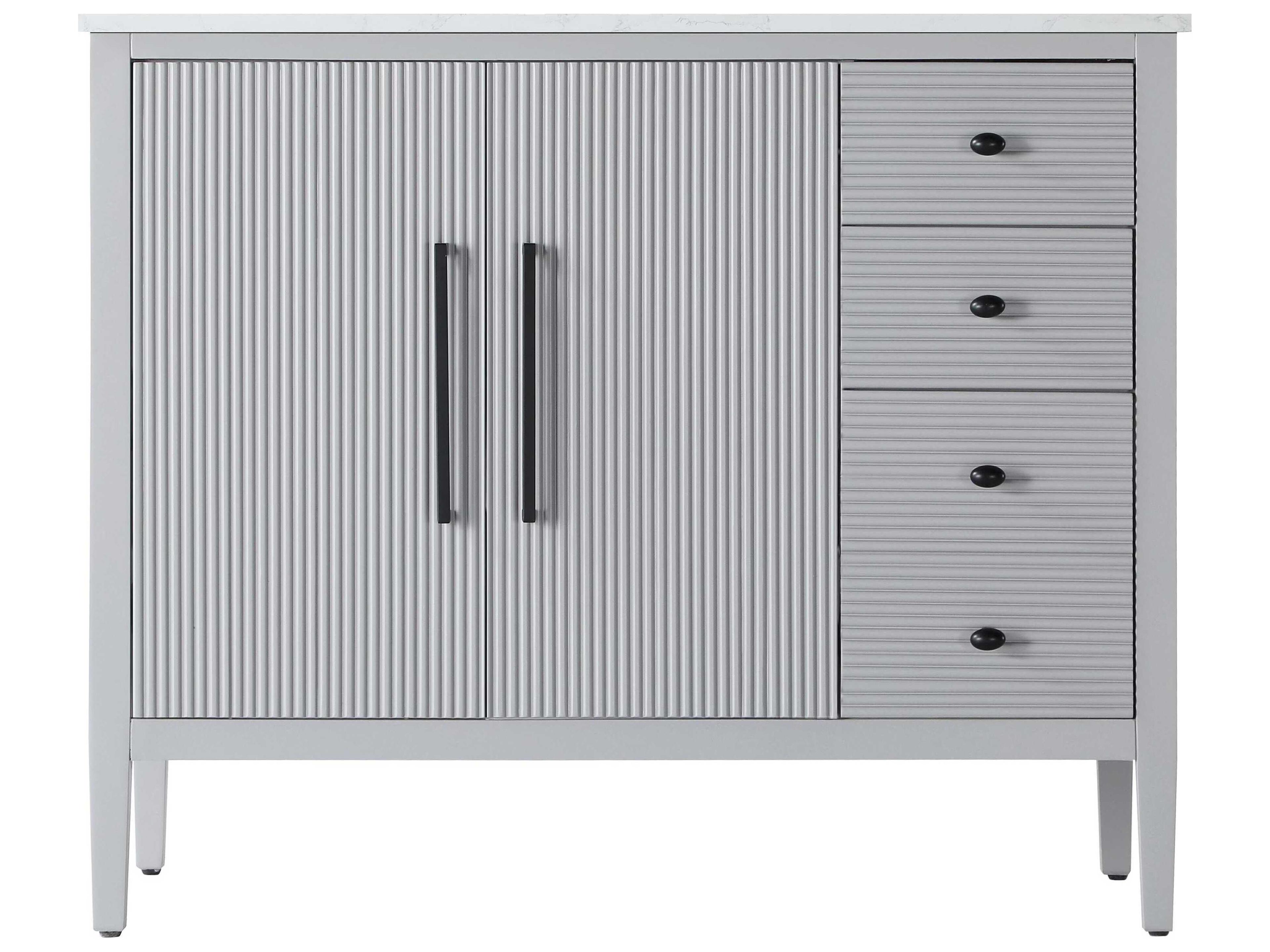 Elegant Lighting Blakely Grey Vanity