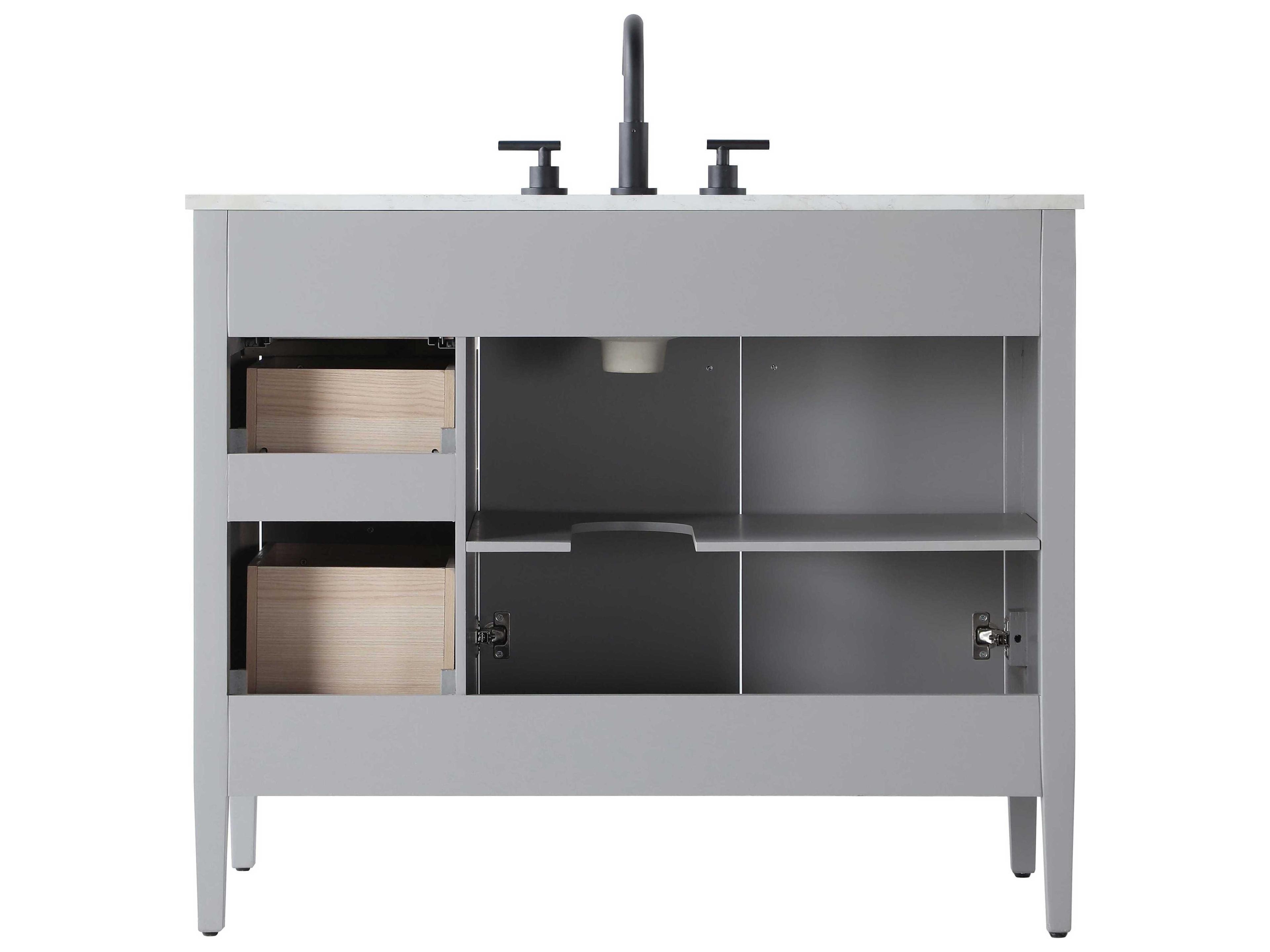 Elegant Lighting Blakely Grey Vanity