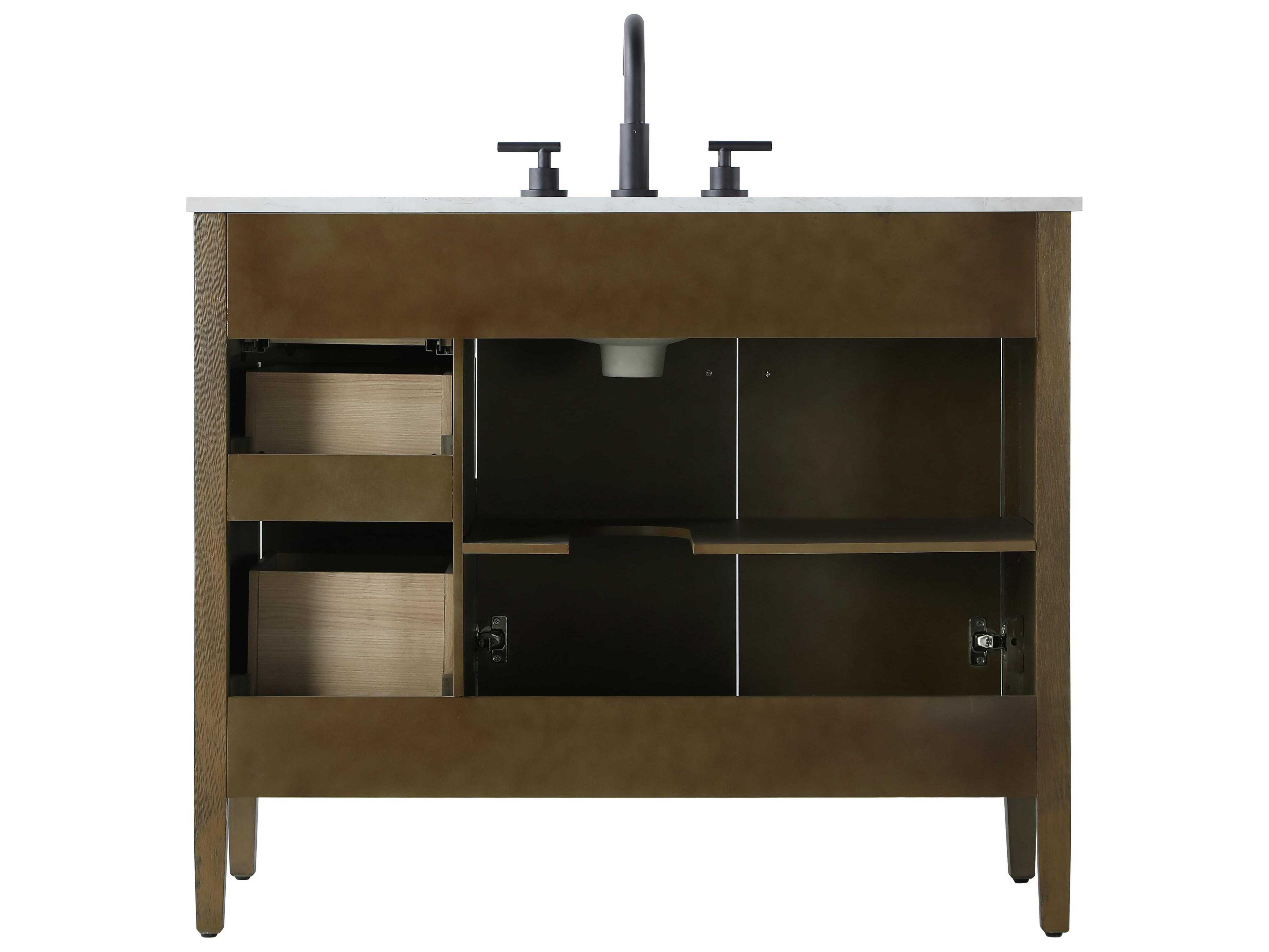 Elegant Lighting Blakely Hazel Oak Vanity