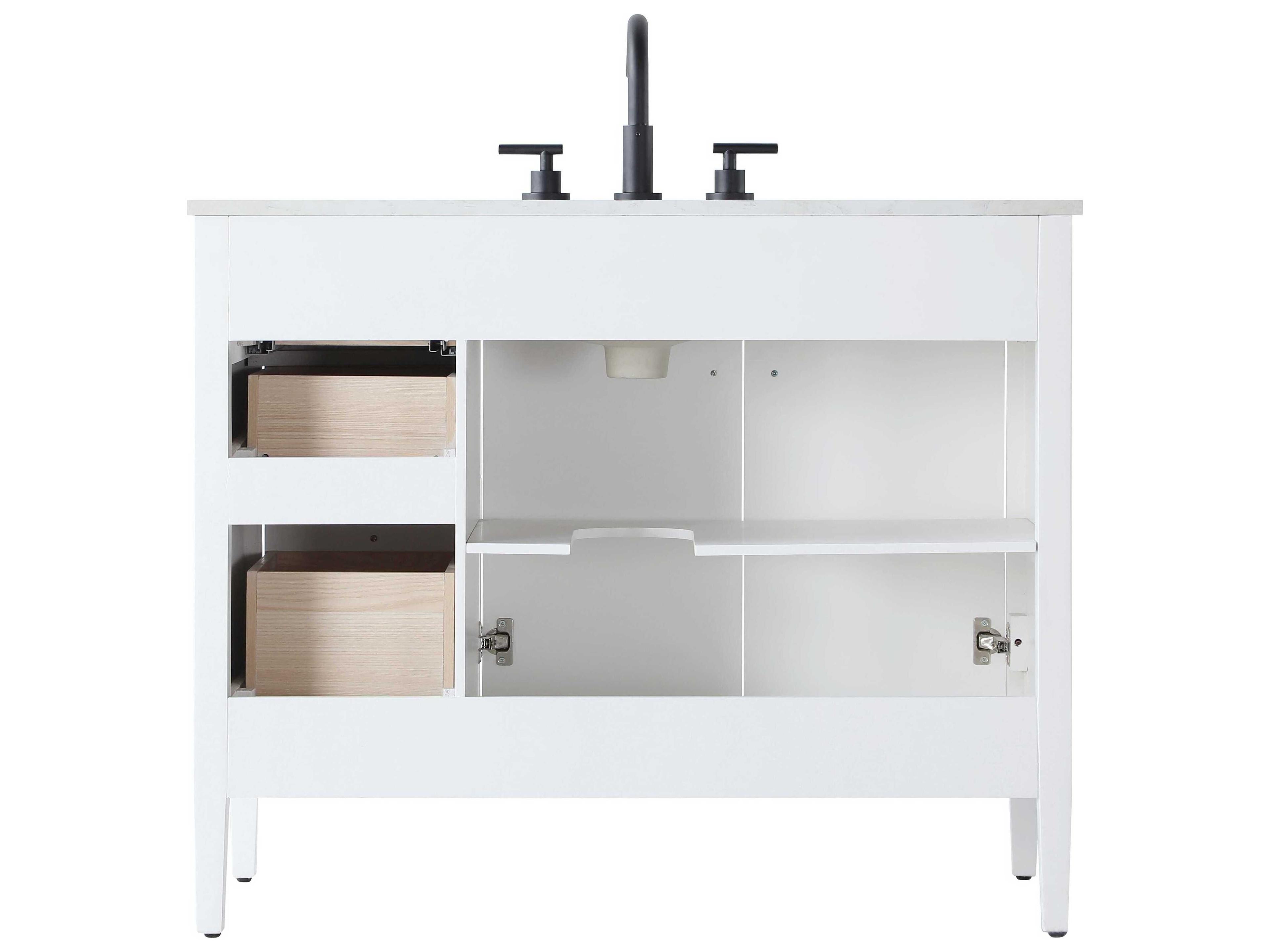 Elegant Lighting Blakely White Vanity