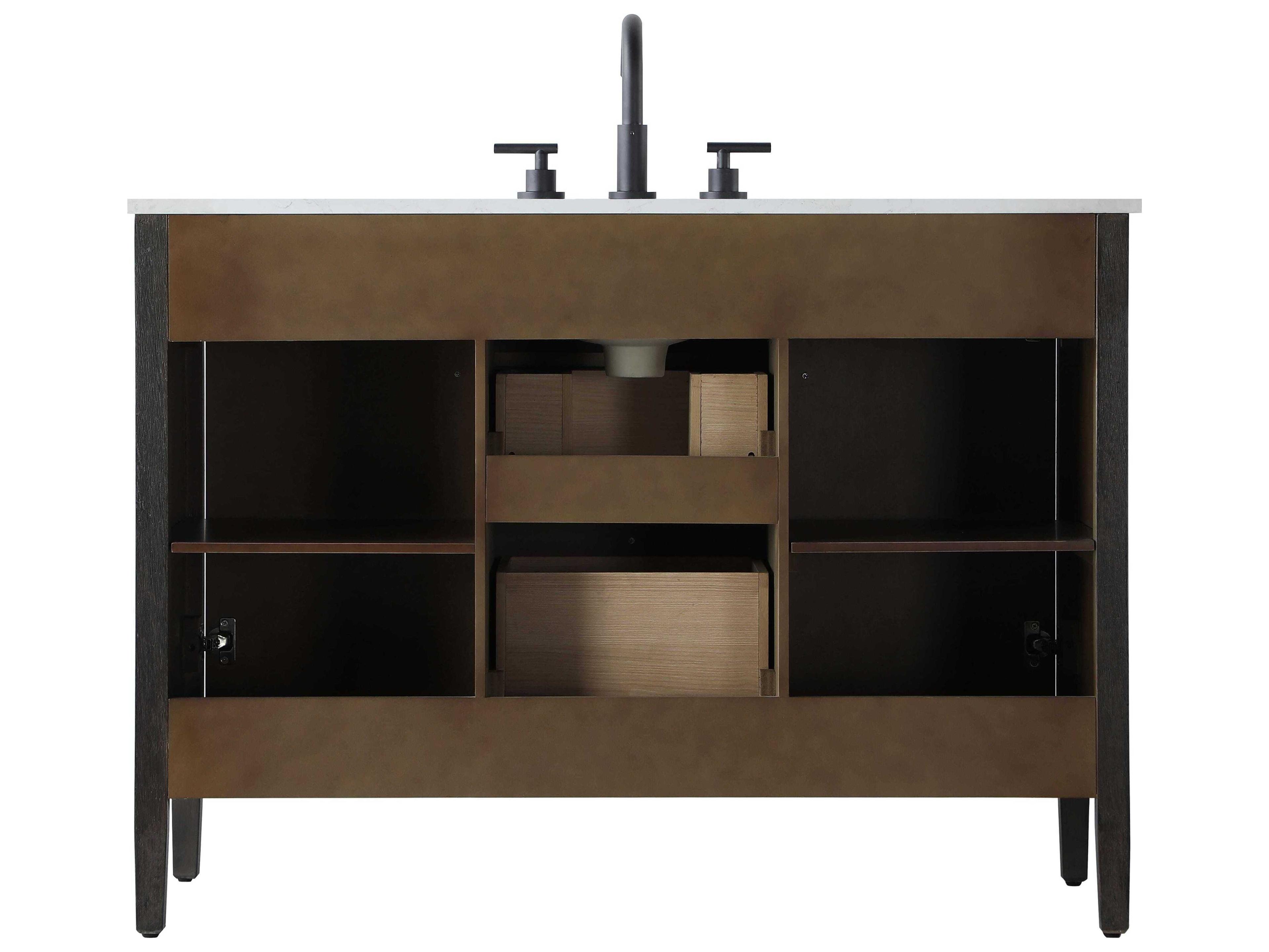 Elegant Lighting Blakely Chocolate Oak Vanity