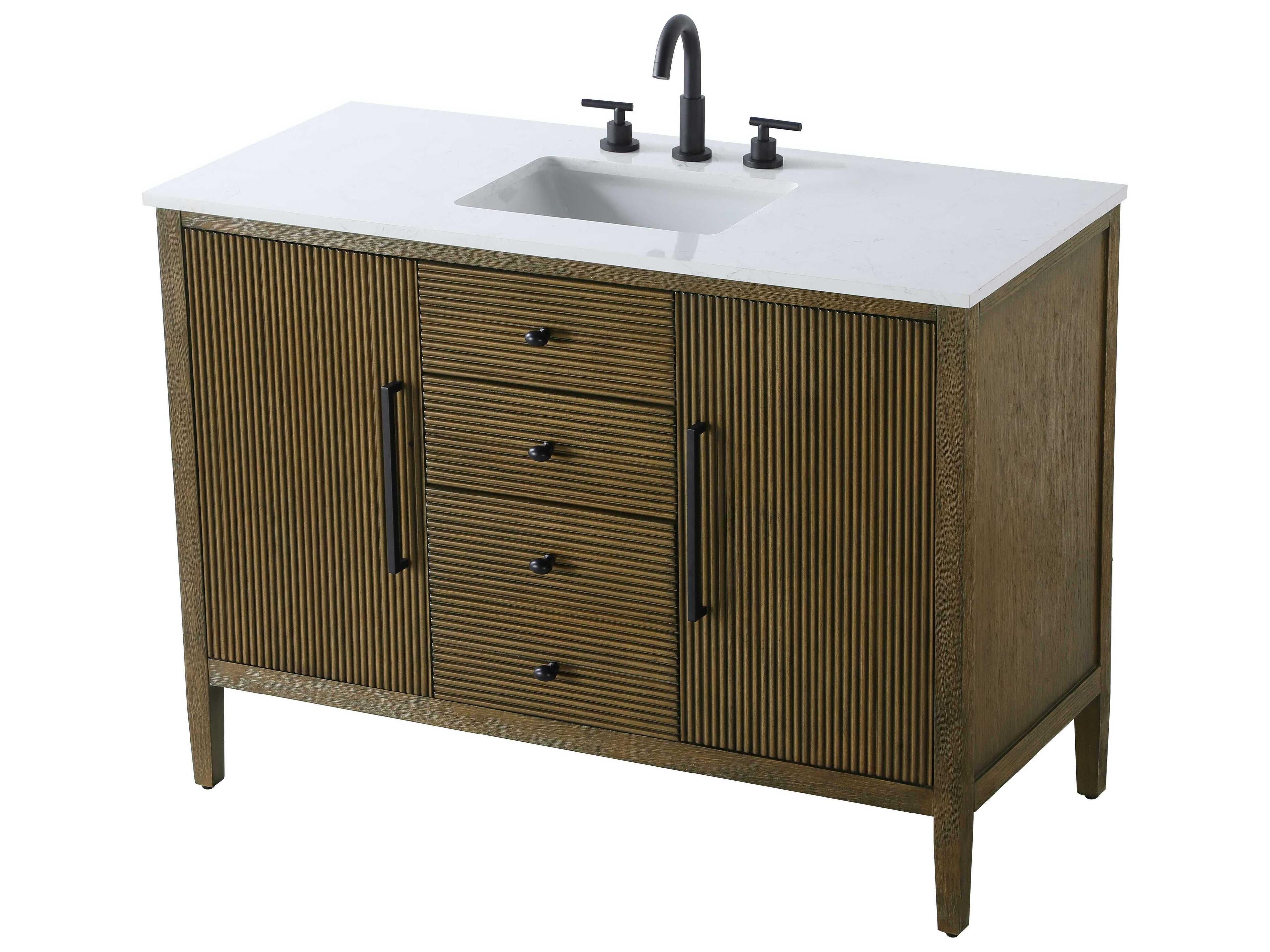 Elegant Lighting Blakely Hazel Oak Vanity