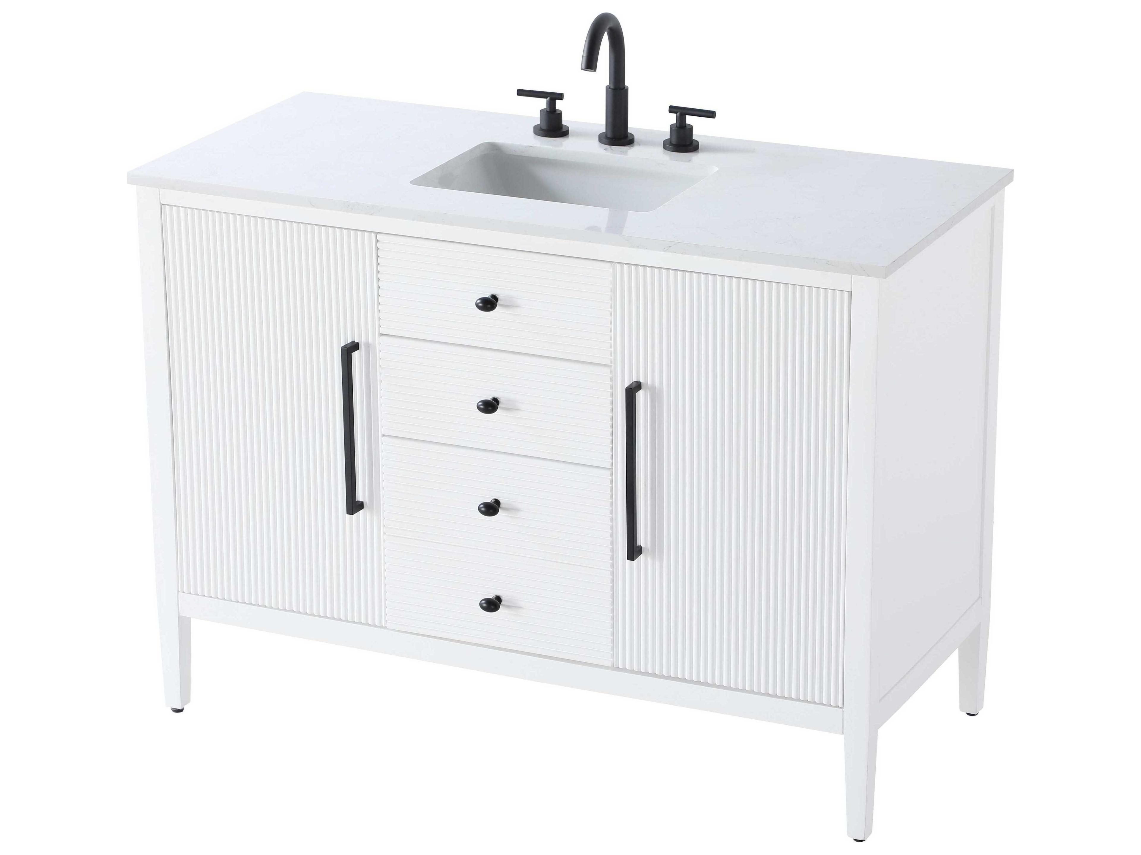 Elegant Lighting Blakely White Vanity