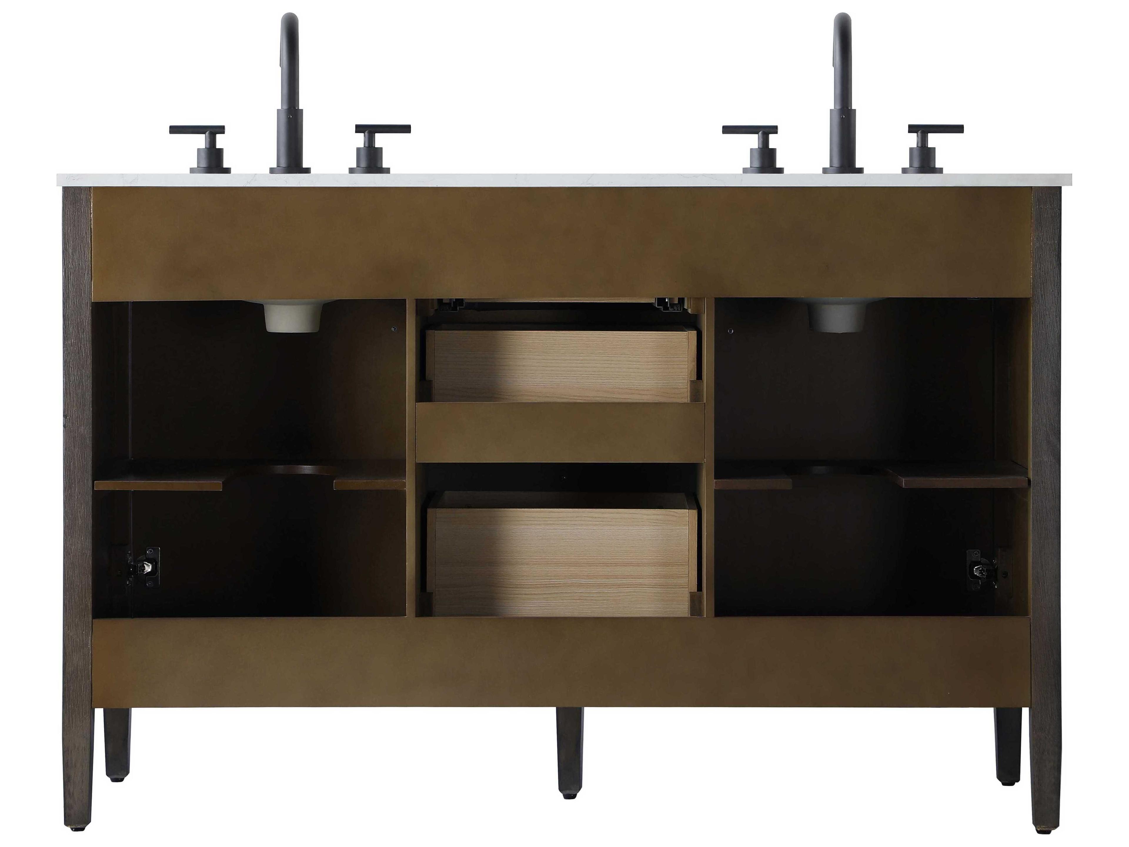 Elegant Lighting Blakely Chocolate Oak Vanity