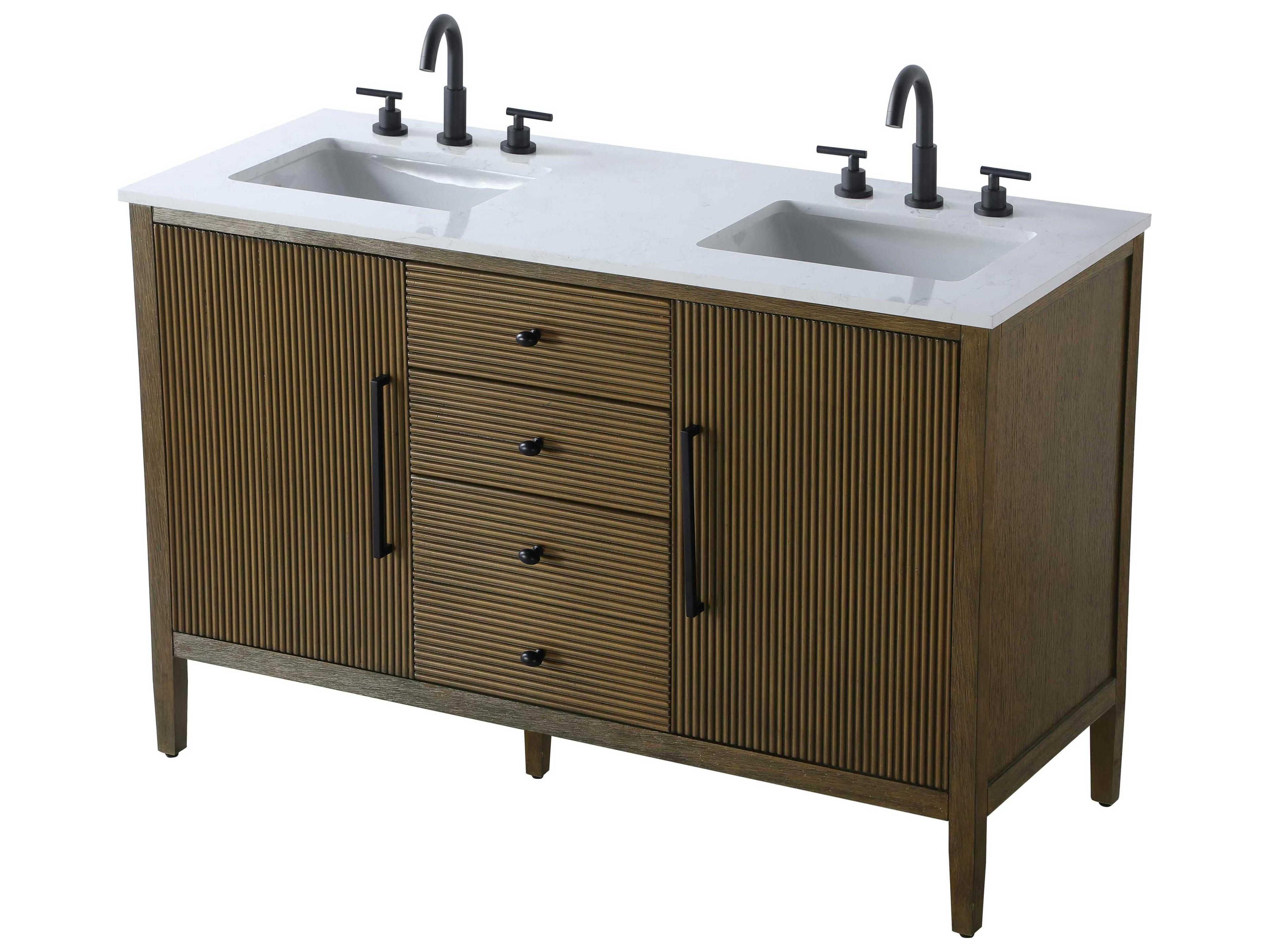 Elegant Lighting Blakely Hazel Oak Vanity