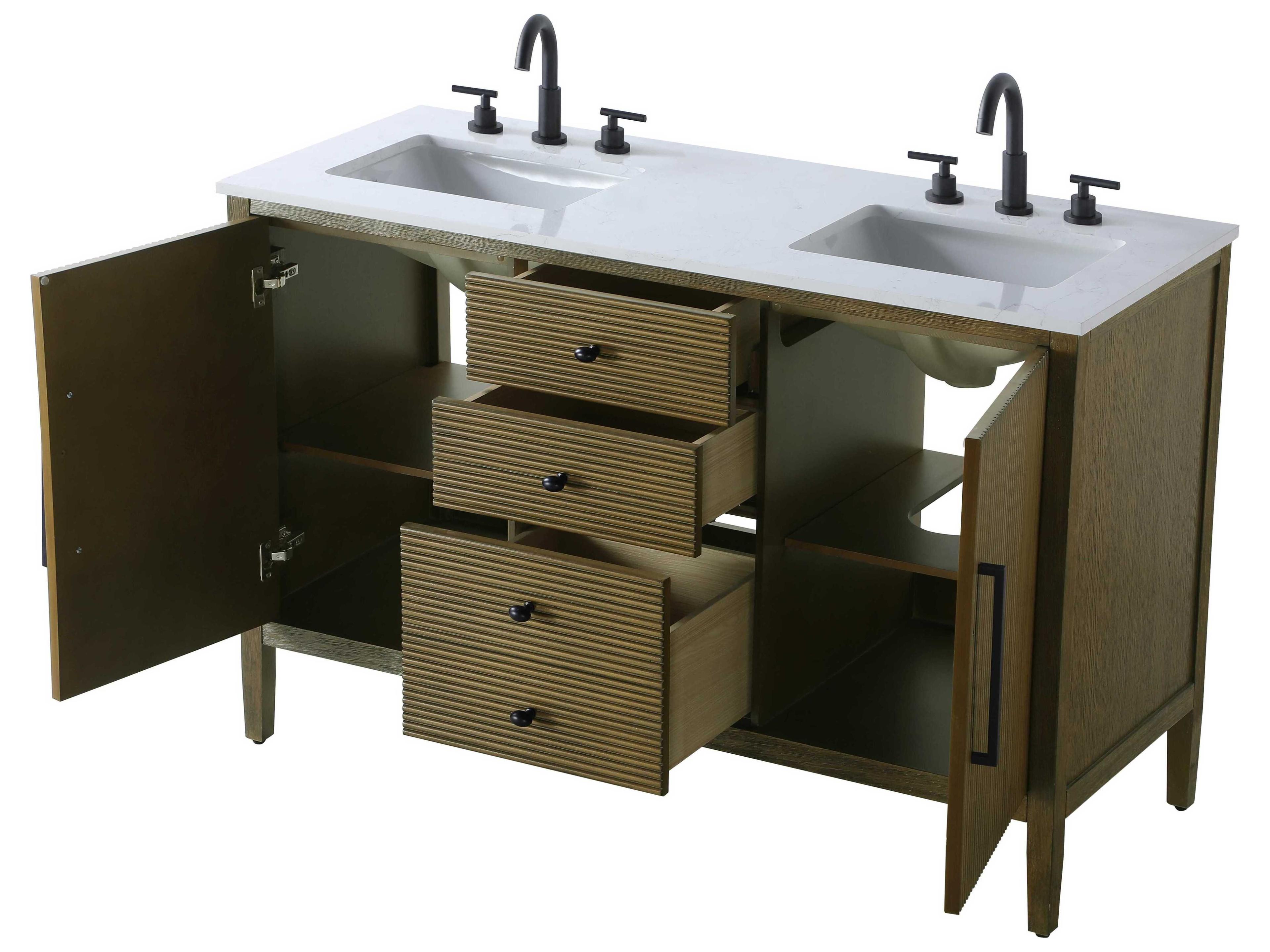 Elegant Lighting Blakely Hazel Oak Vanity