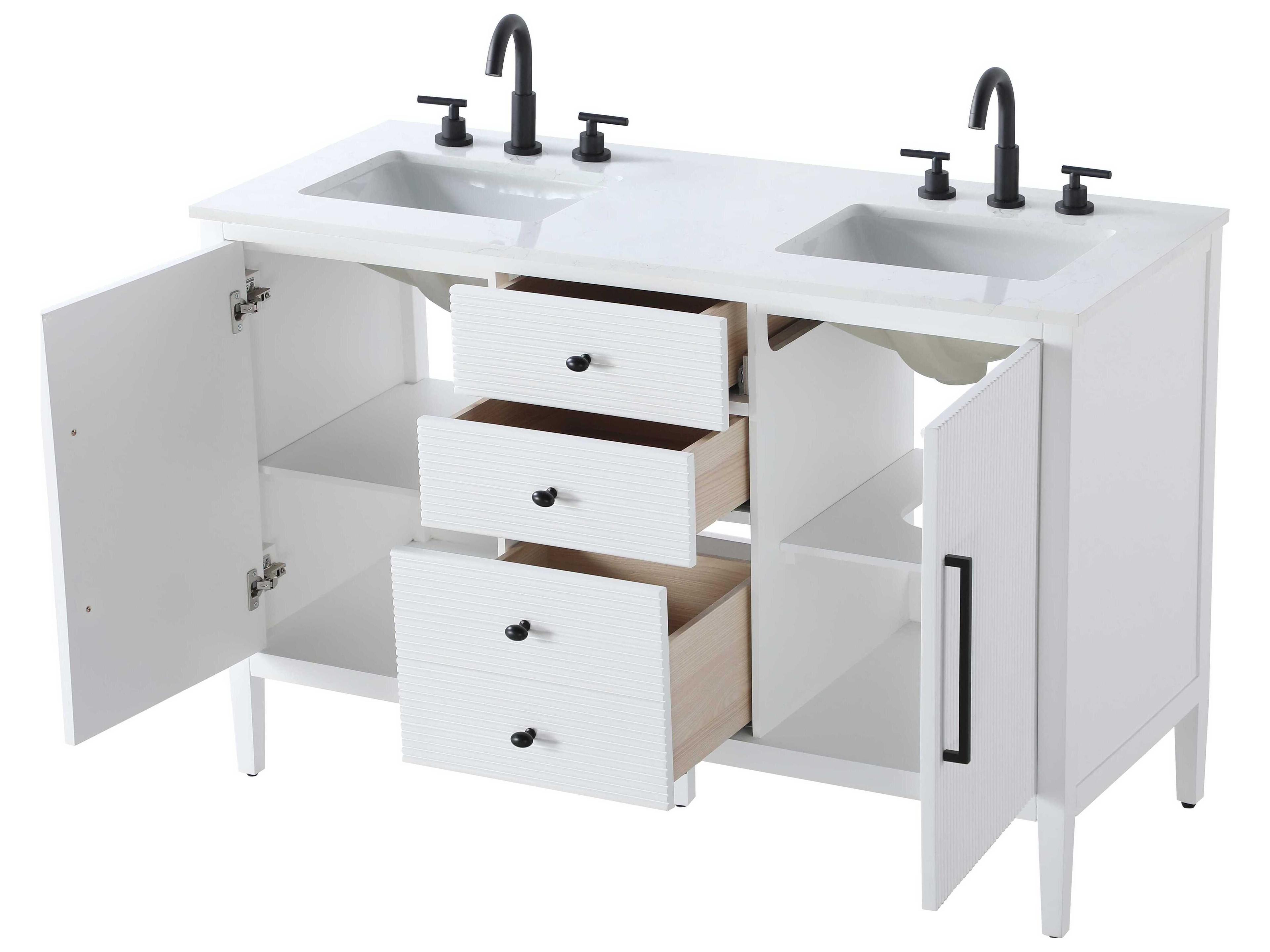 Elegant Lighting Blakely White Vanity