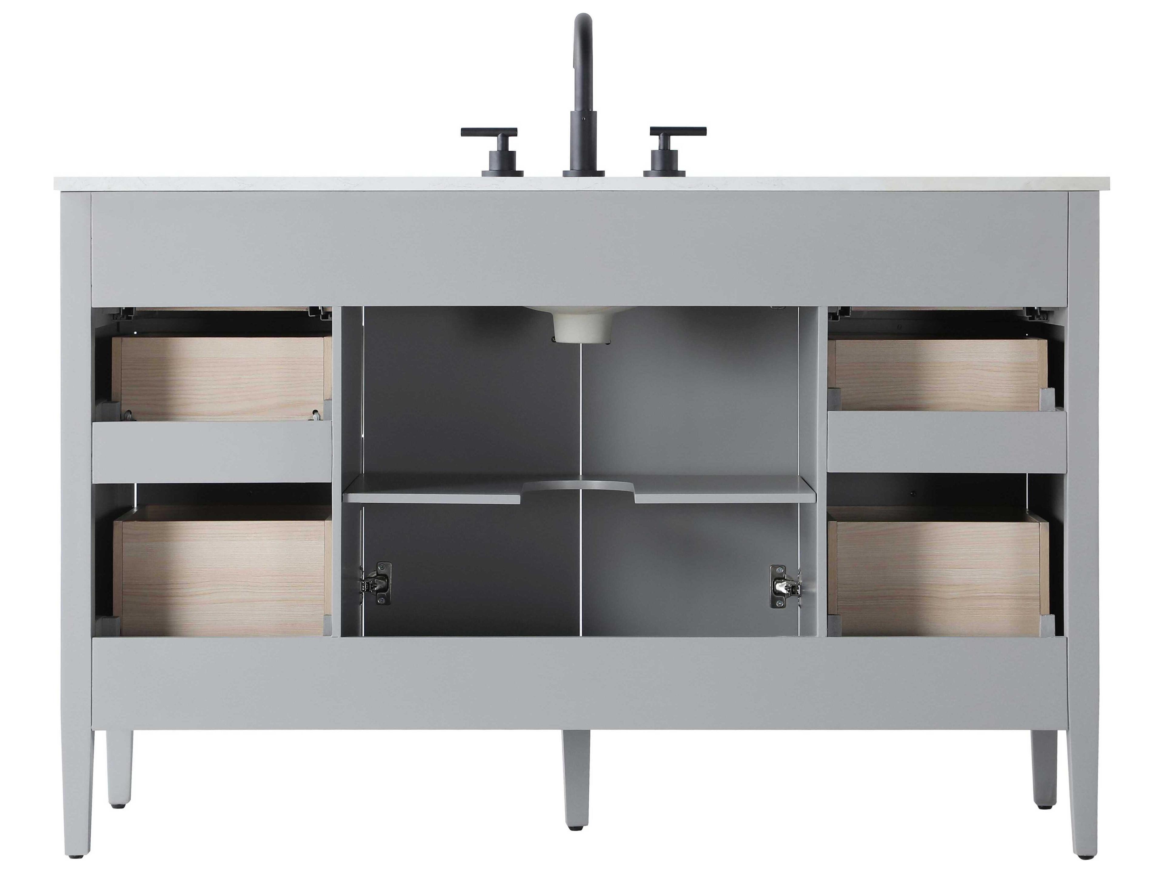 Elegant Lighting Blakely Grey Vanity