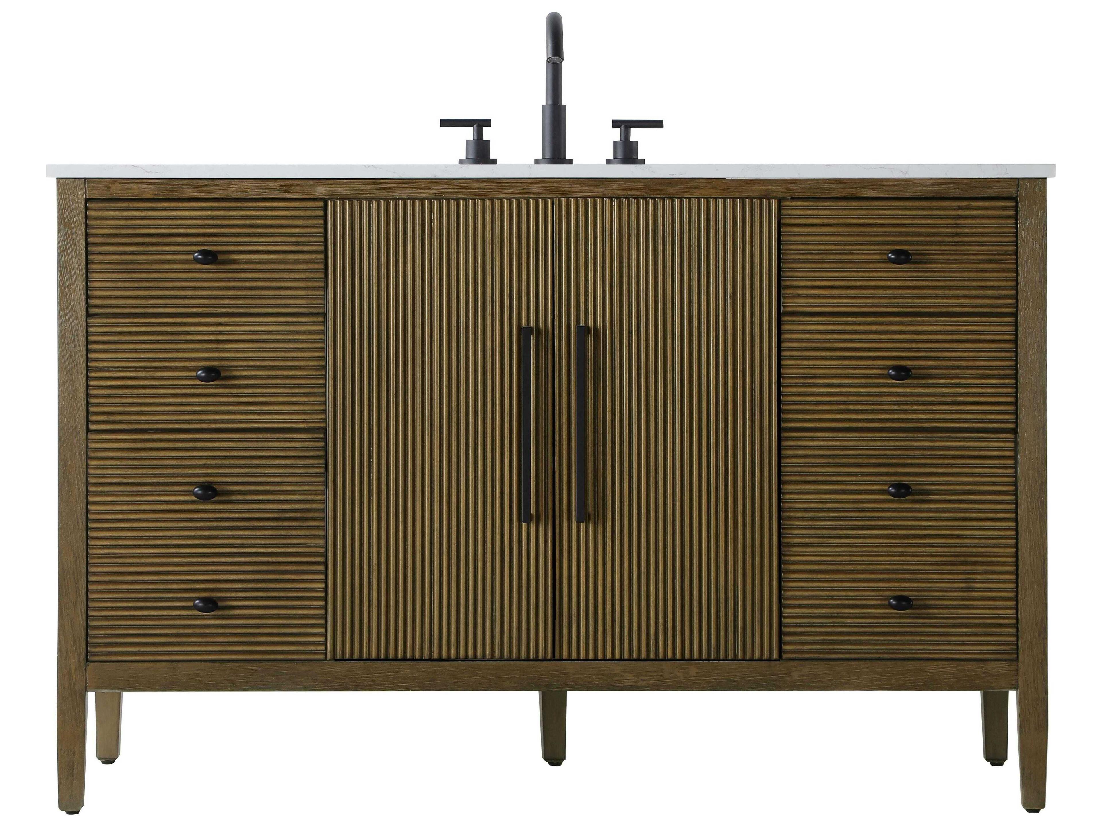 Elegant Lighting Blakely Hazel Oak Vanity