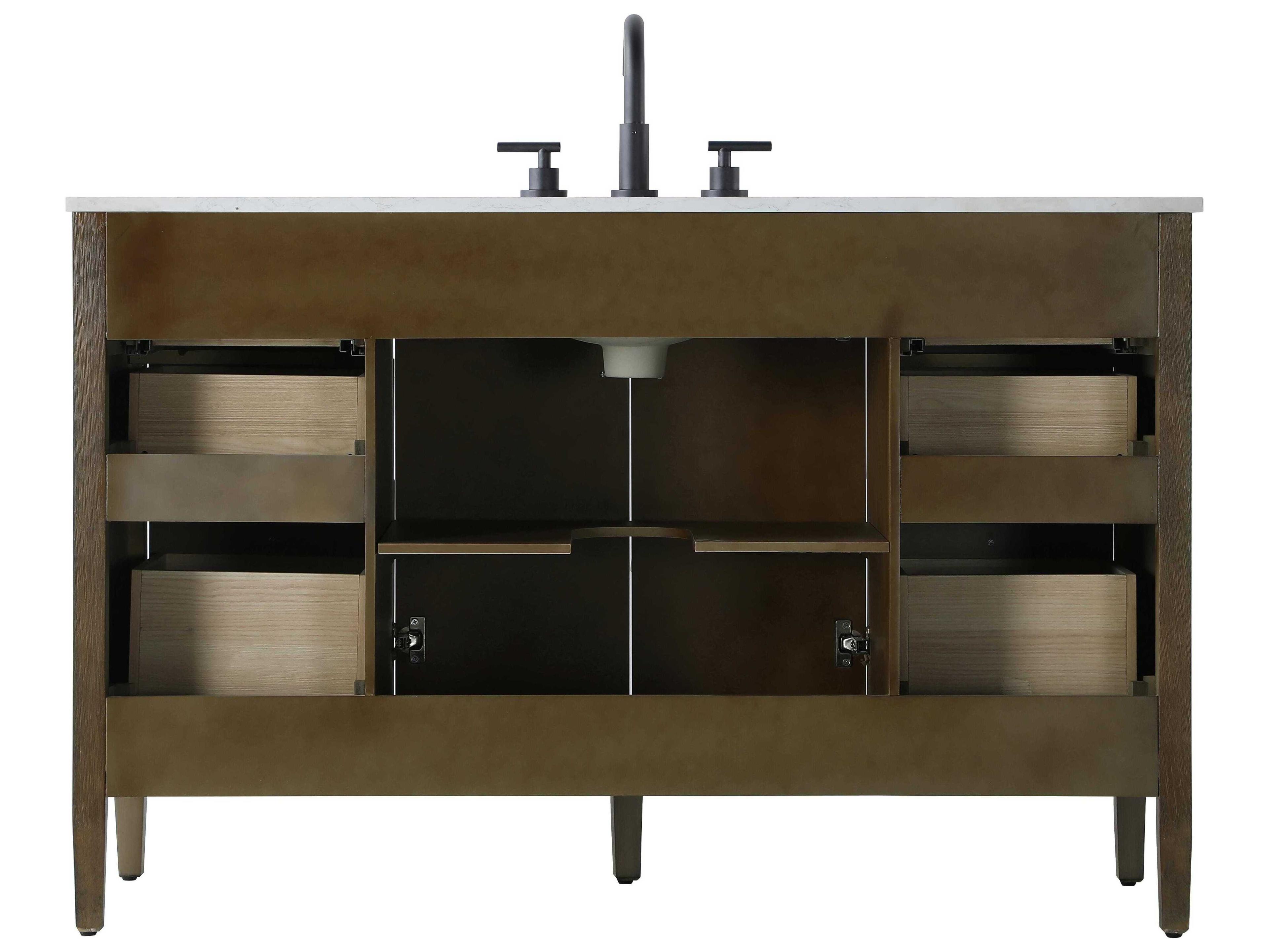 Elegant Lighting Blakely Hazel Oak Vanity