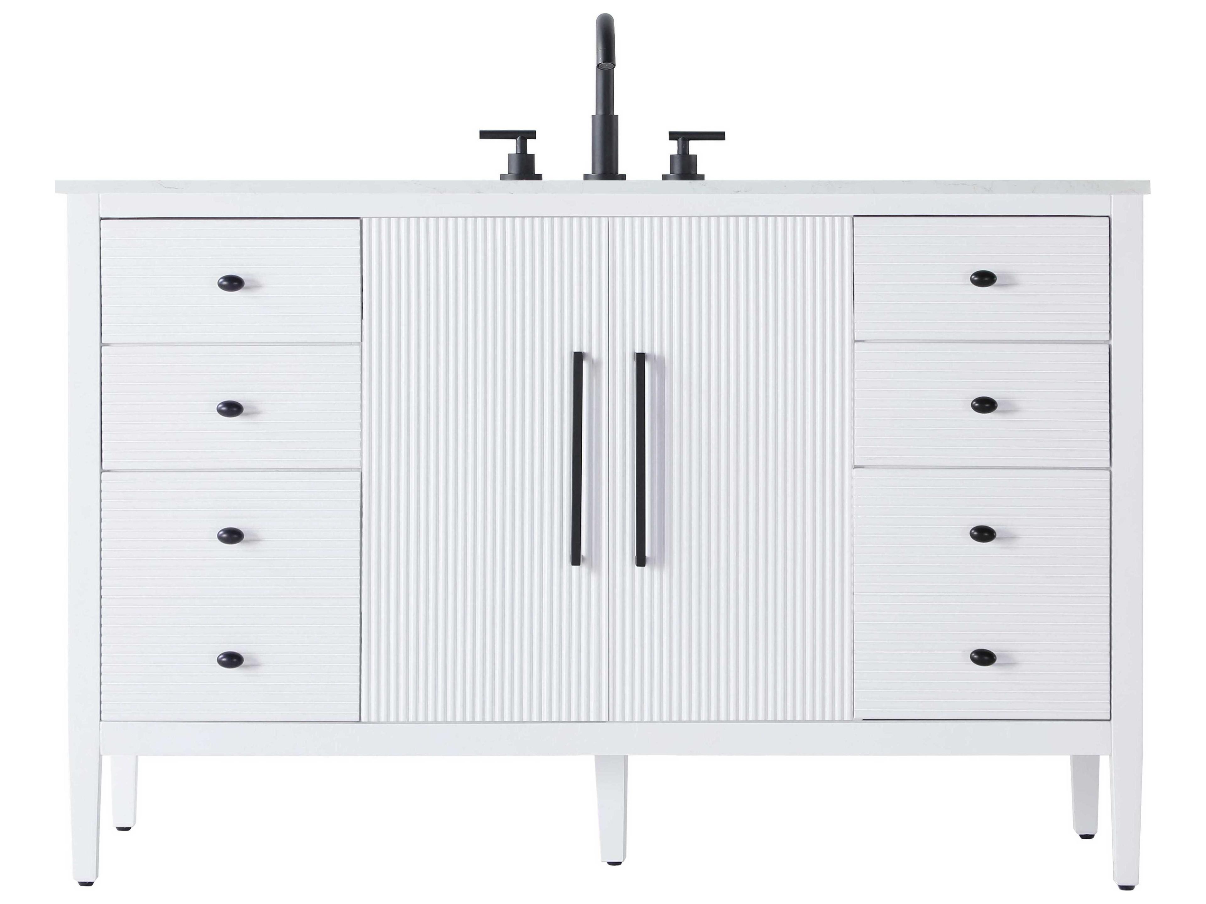 Elegant Lighting Blakely White Vanity