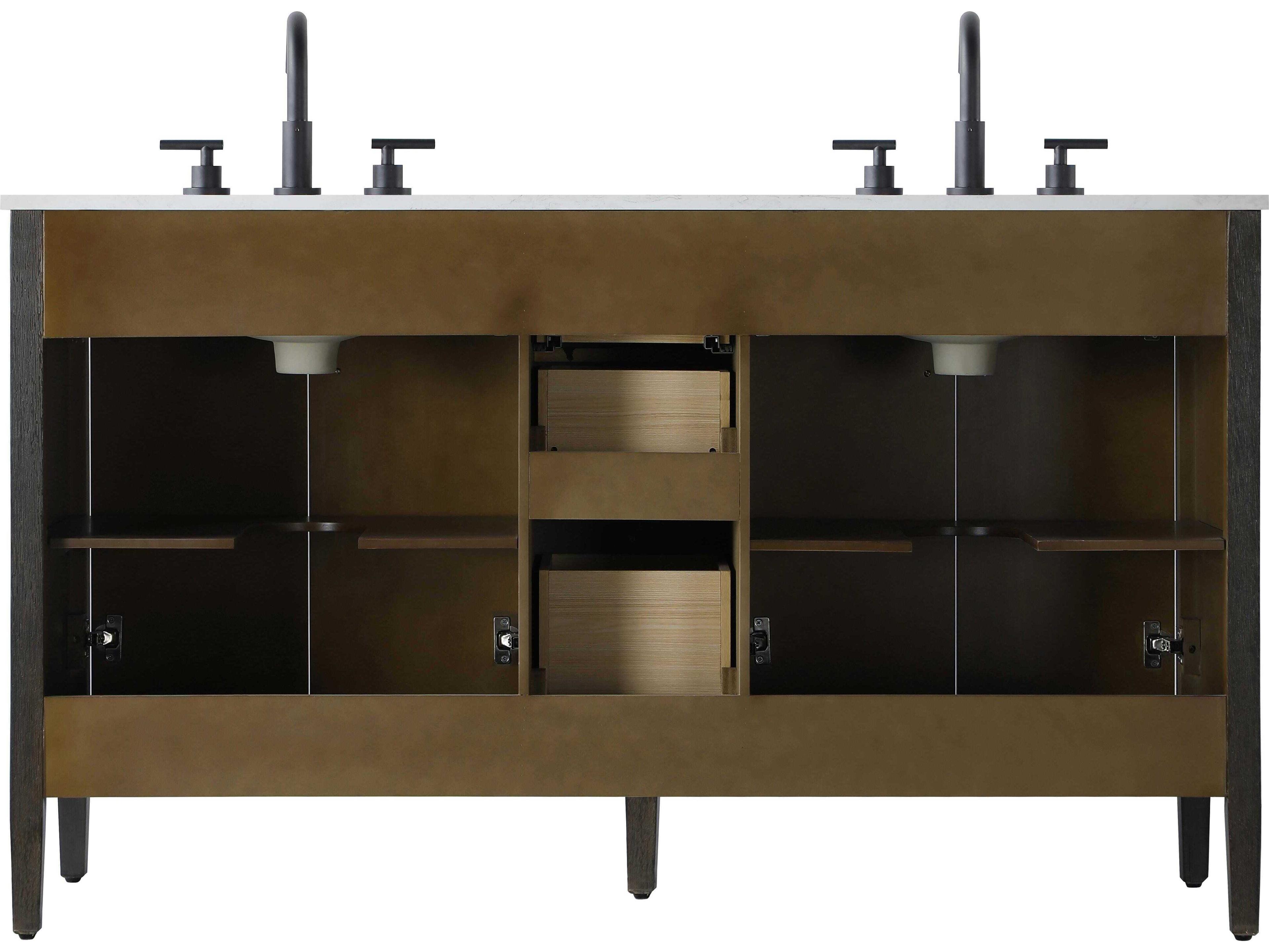 Elegant Lighting Blakely Chocolate Oak Vanity