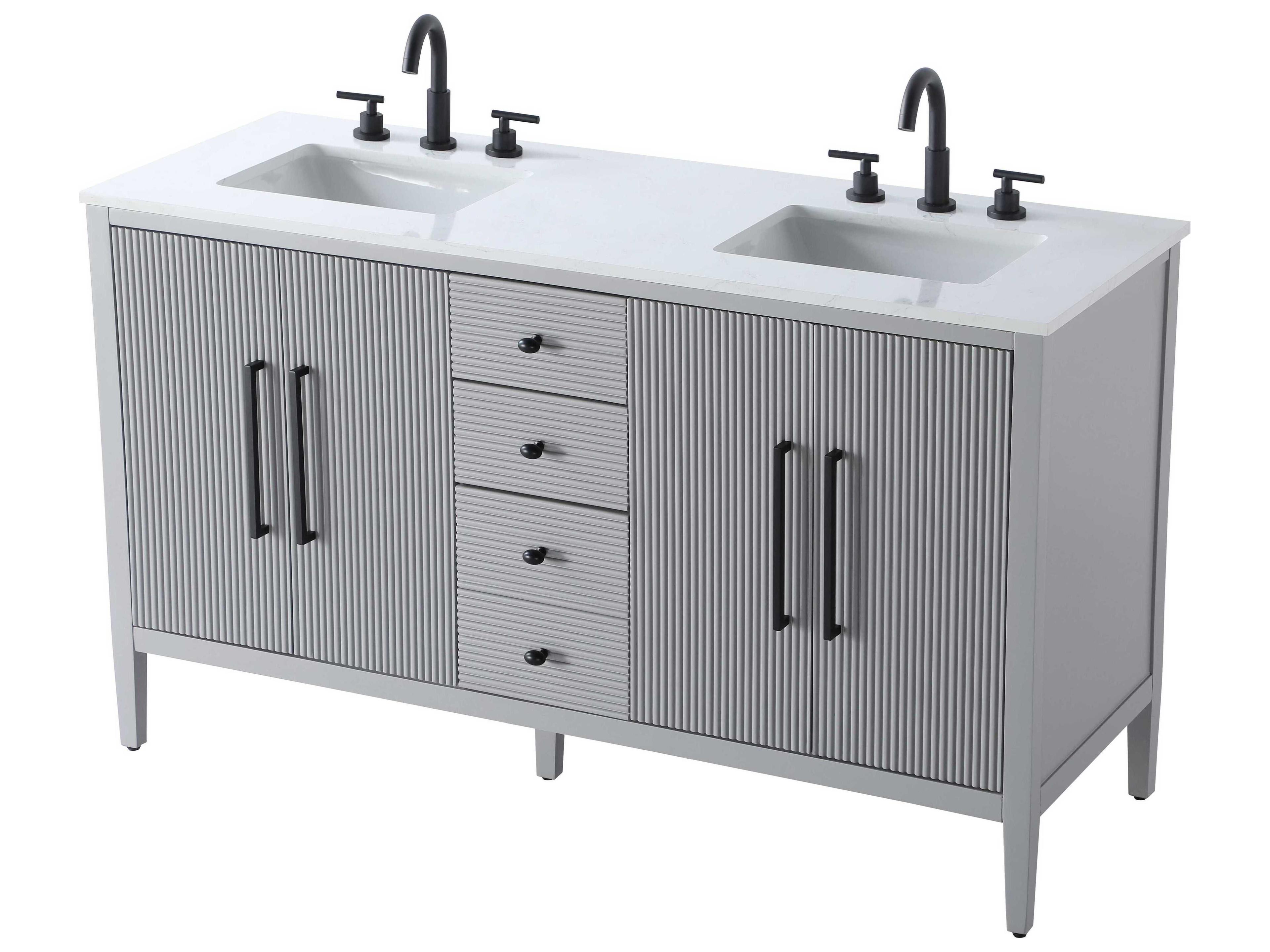 Elegant Lighting Blakely Grey Vanity