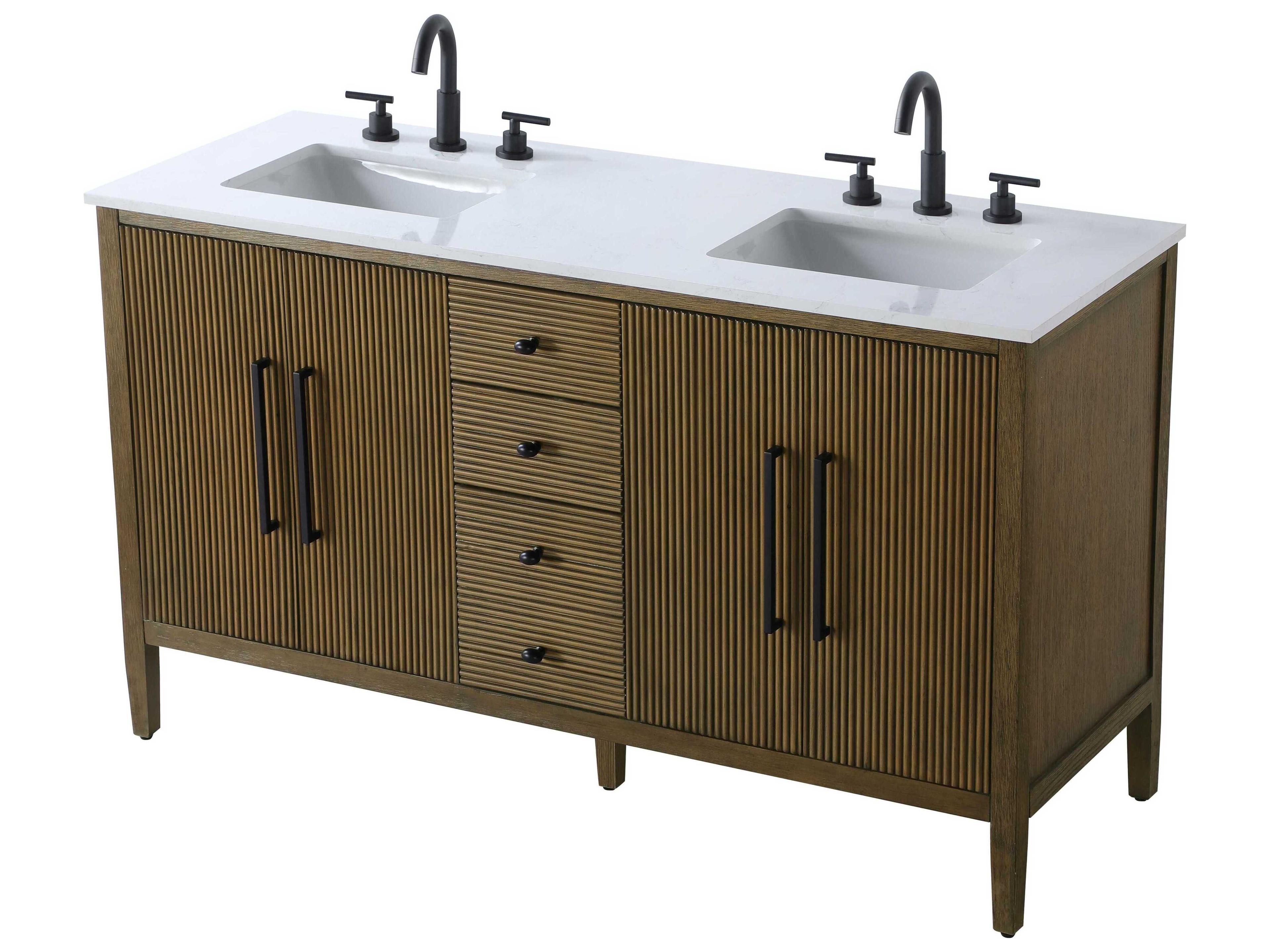 Elegant Lighting Blakely Hazel Oak Vanity