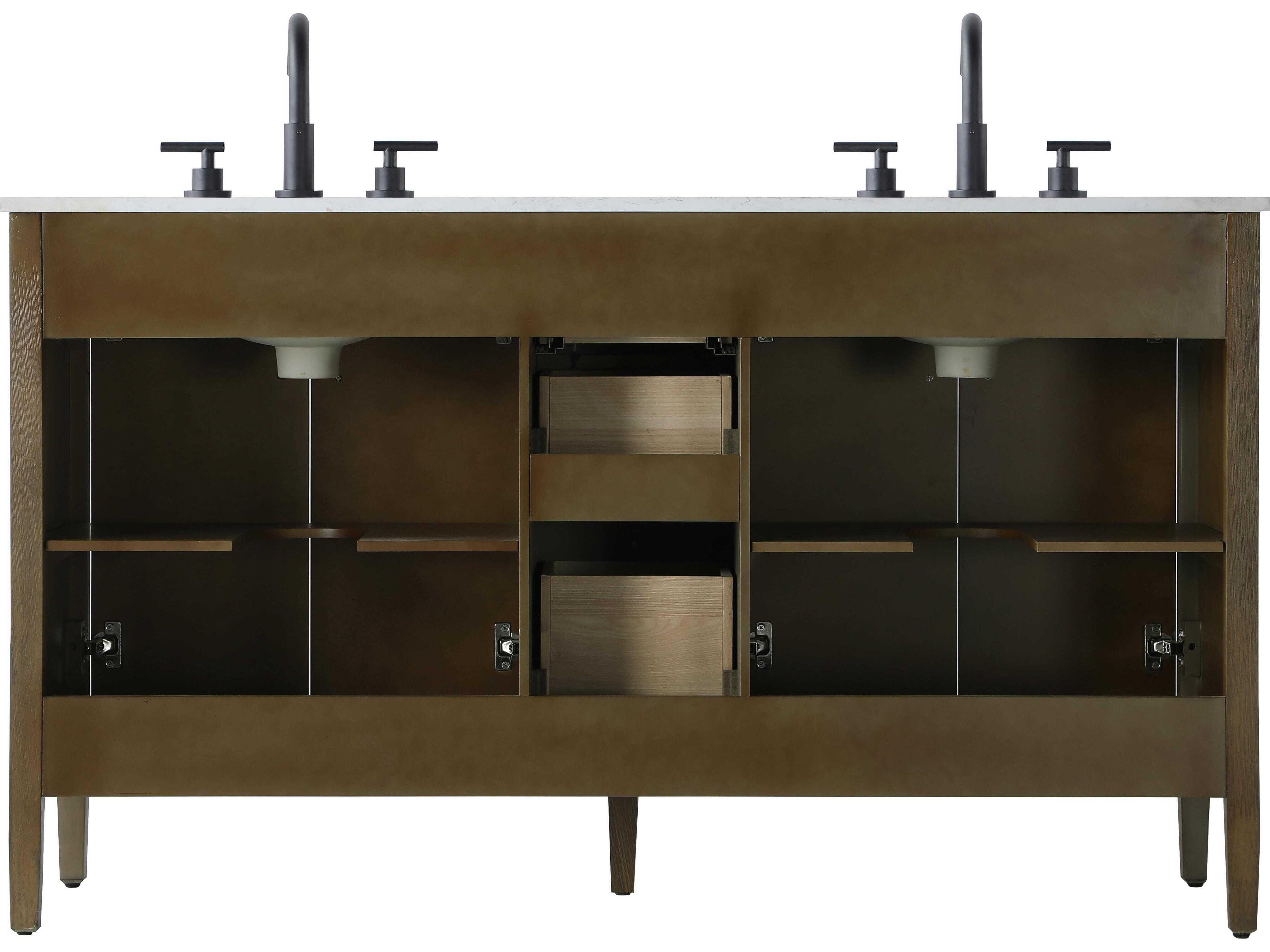 Elegant Lighting Blakely Hazel Oak Vanity