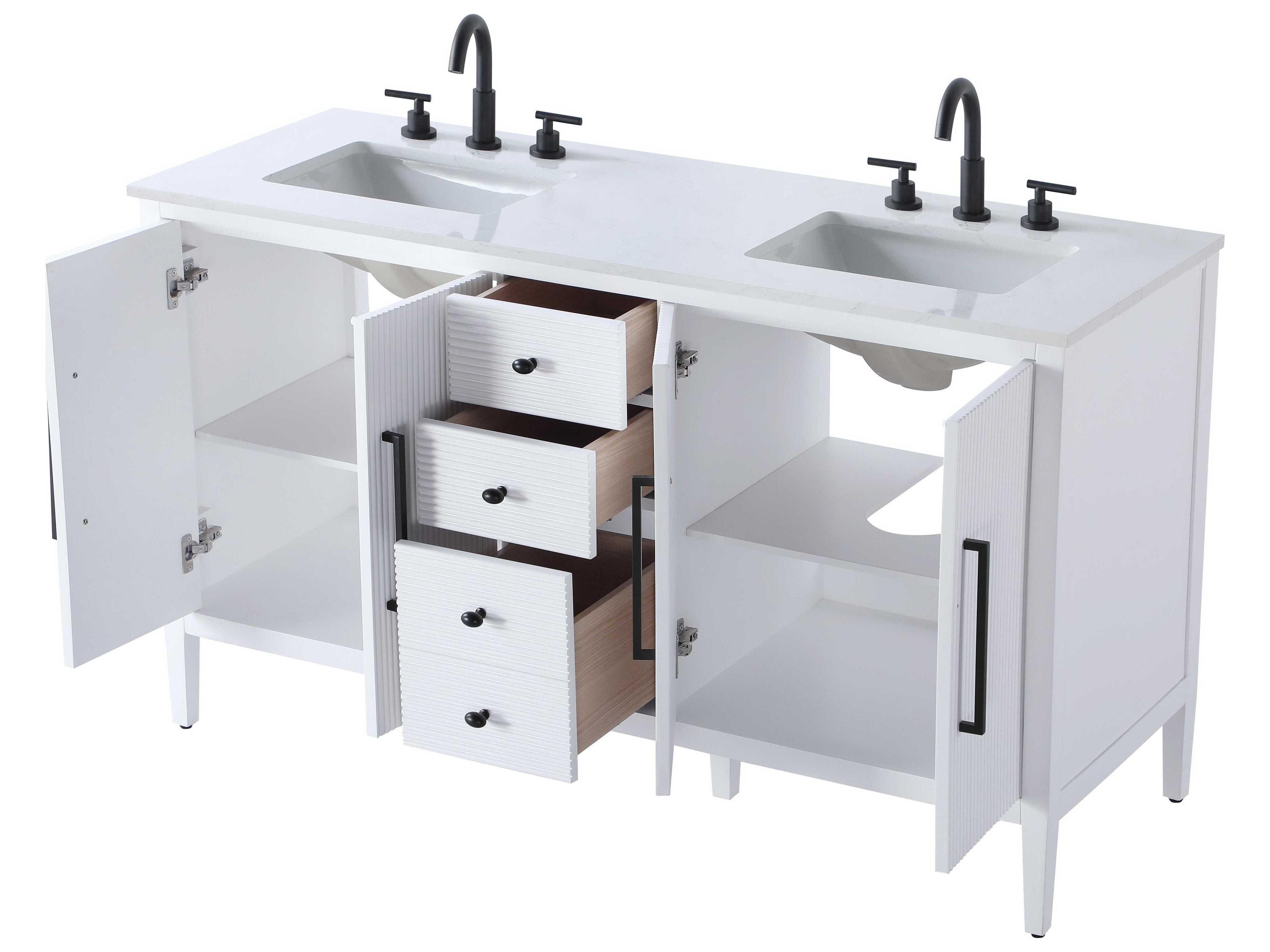 Elegant Lighting Blakely White Vanity