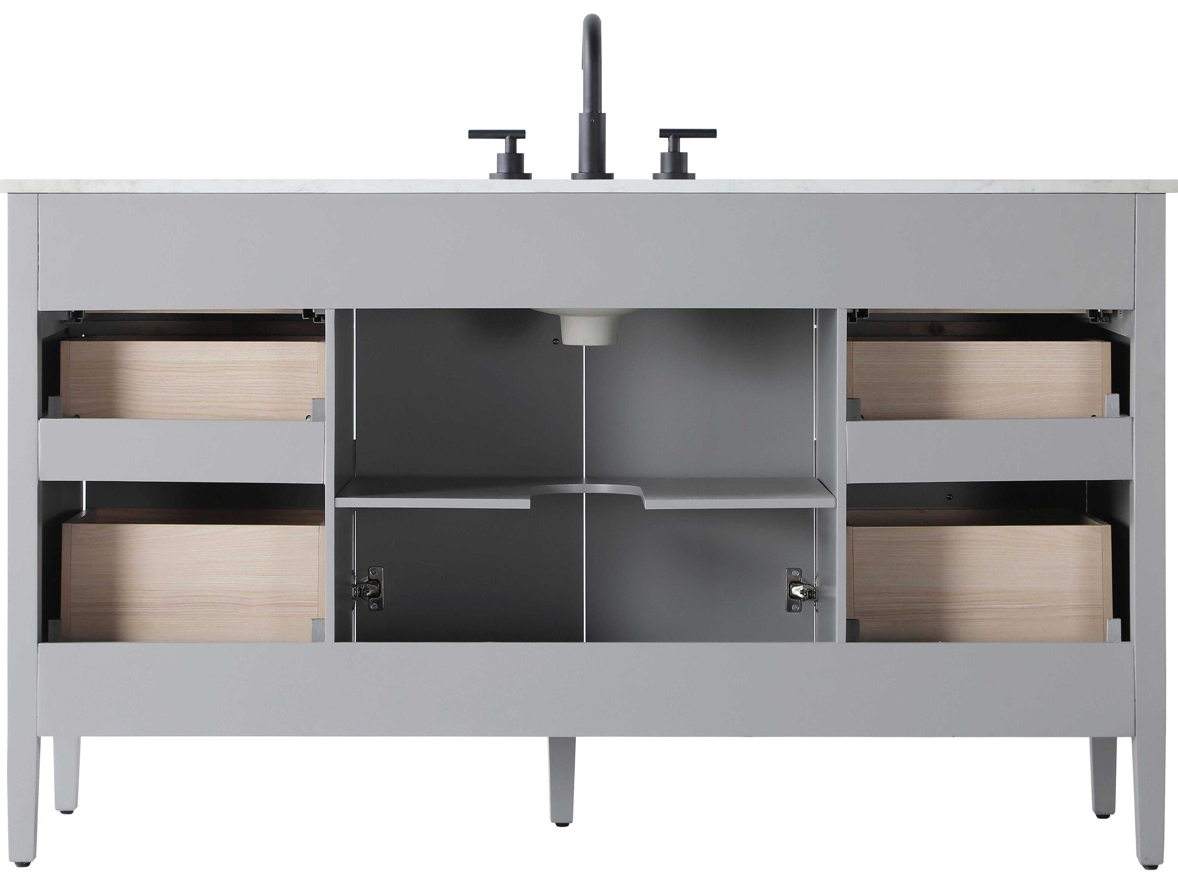 Elegant Lighting Blakely Grey Vanity