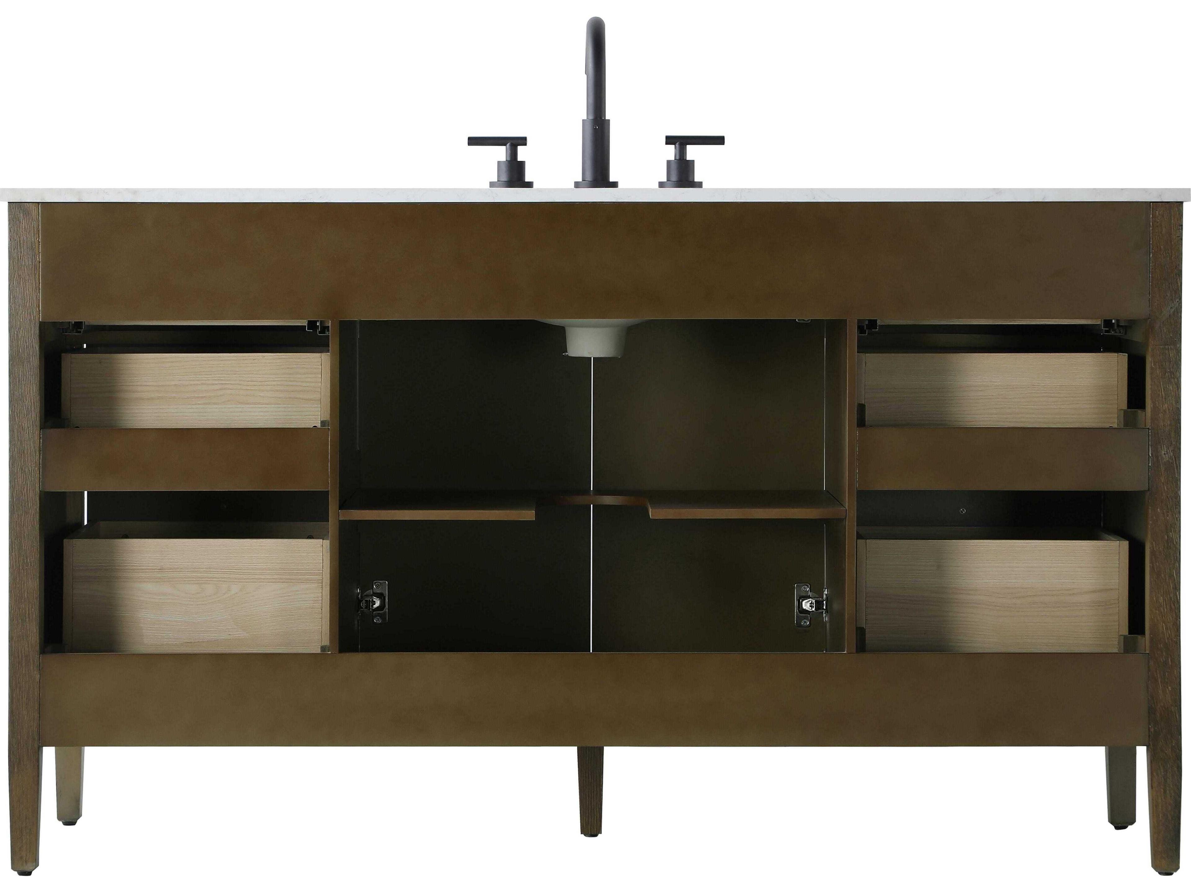 Elegant Lighting Blakely Hazel Oak Vanity