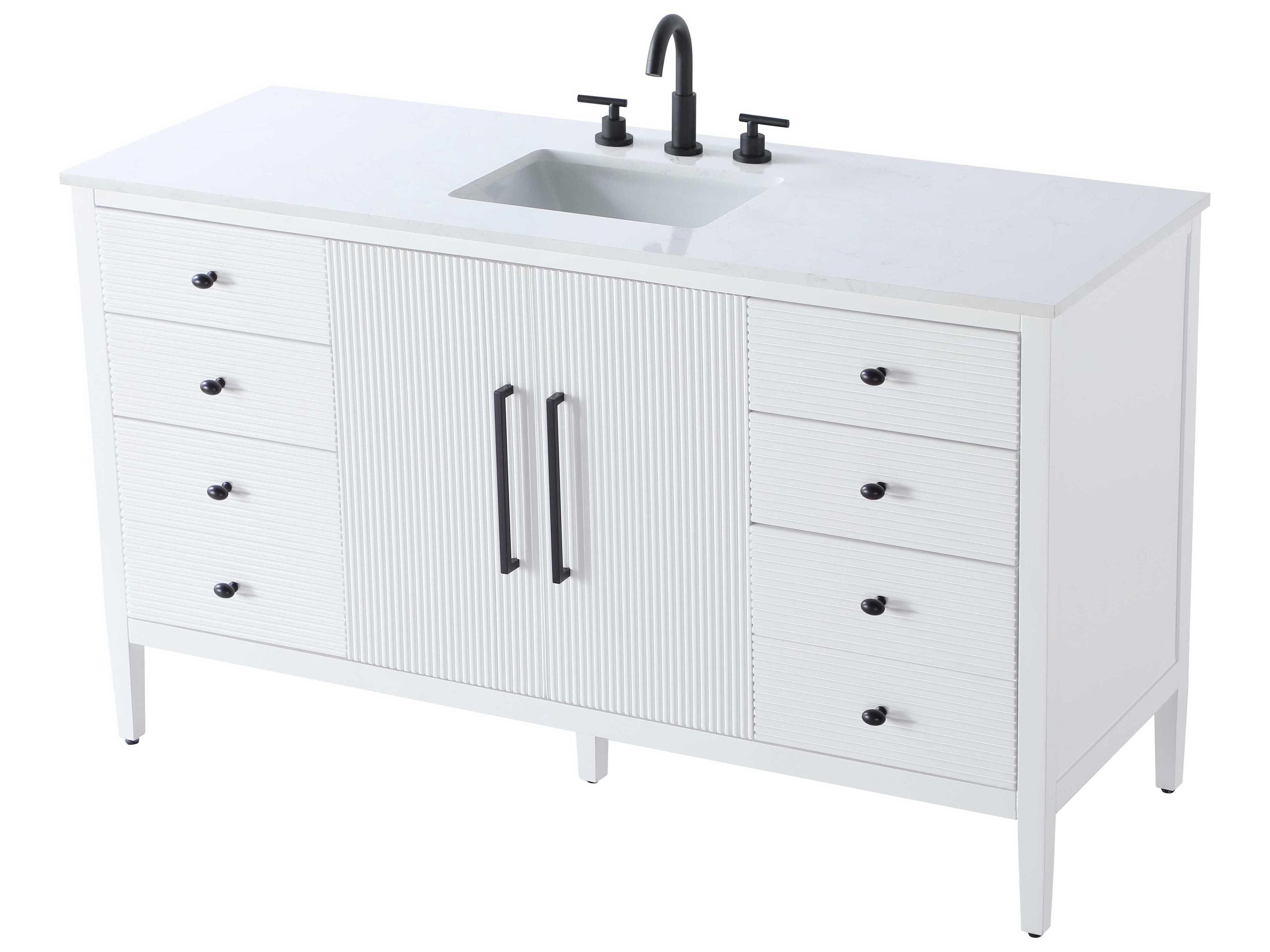 Elegant Lighting Blakely White Vanity