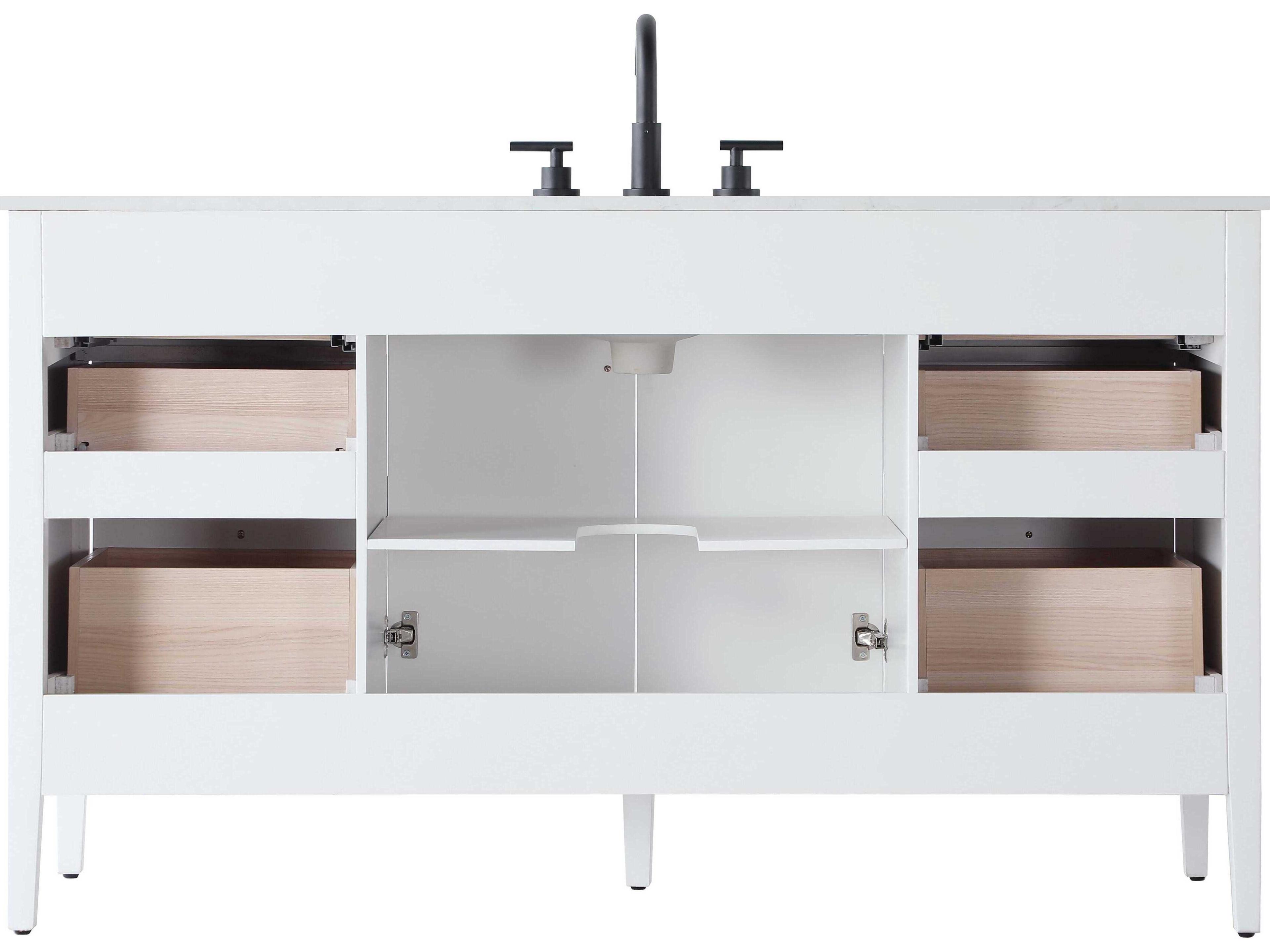 Elegant Lighting Blakely White Vanity