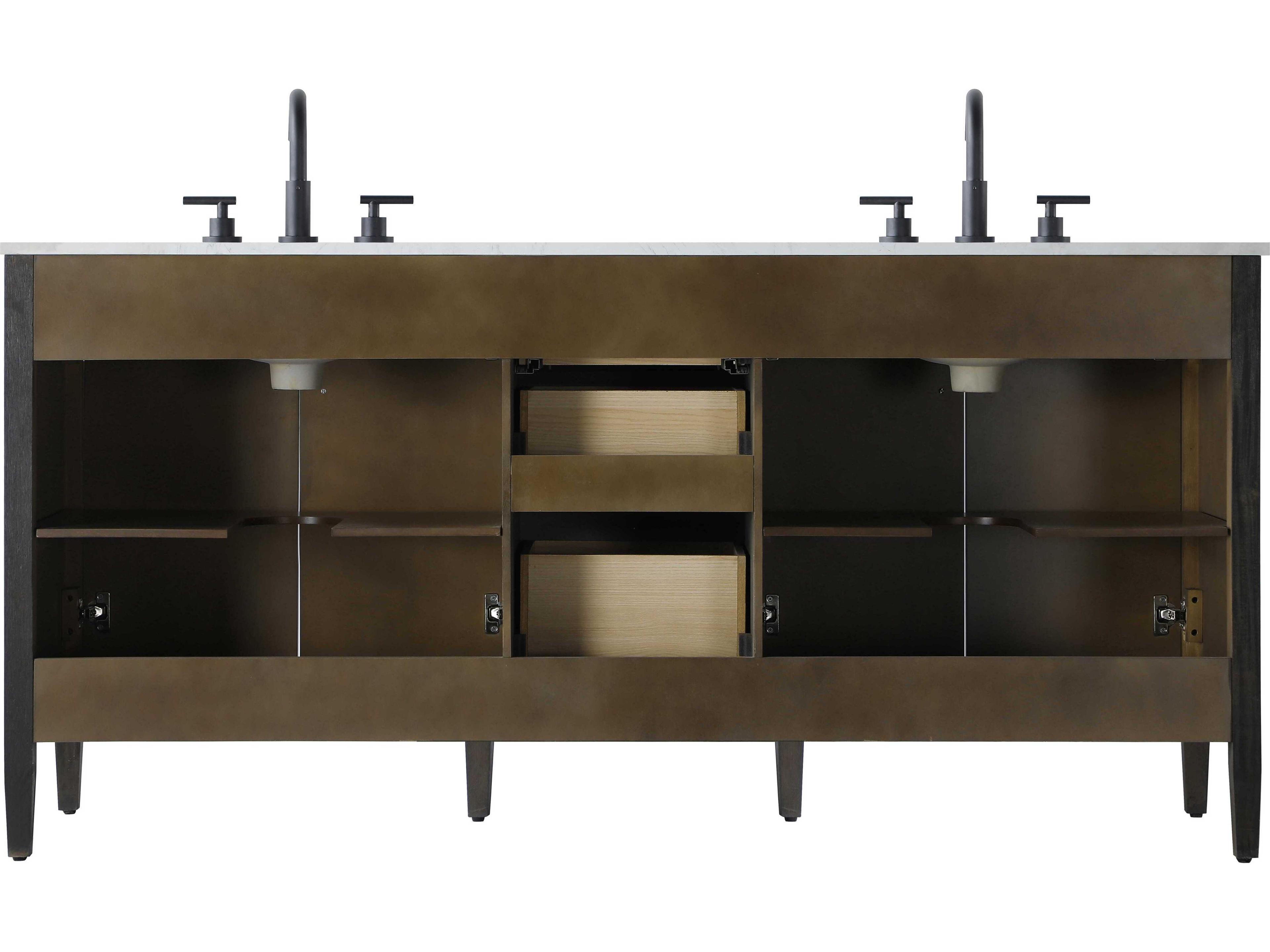 Elegant Lighting Blakely Chocolate Oak Vanity