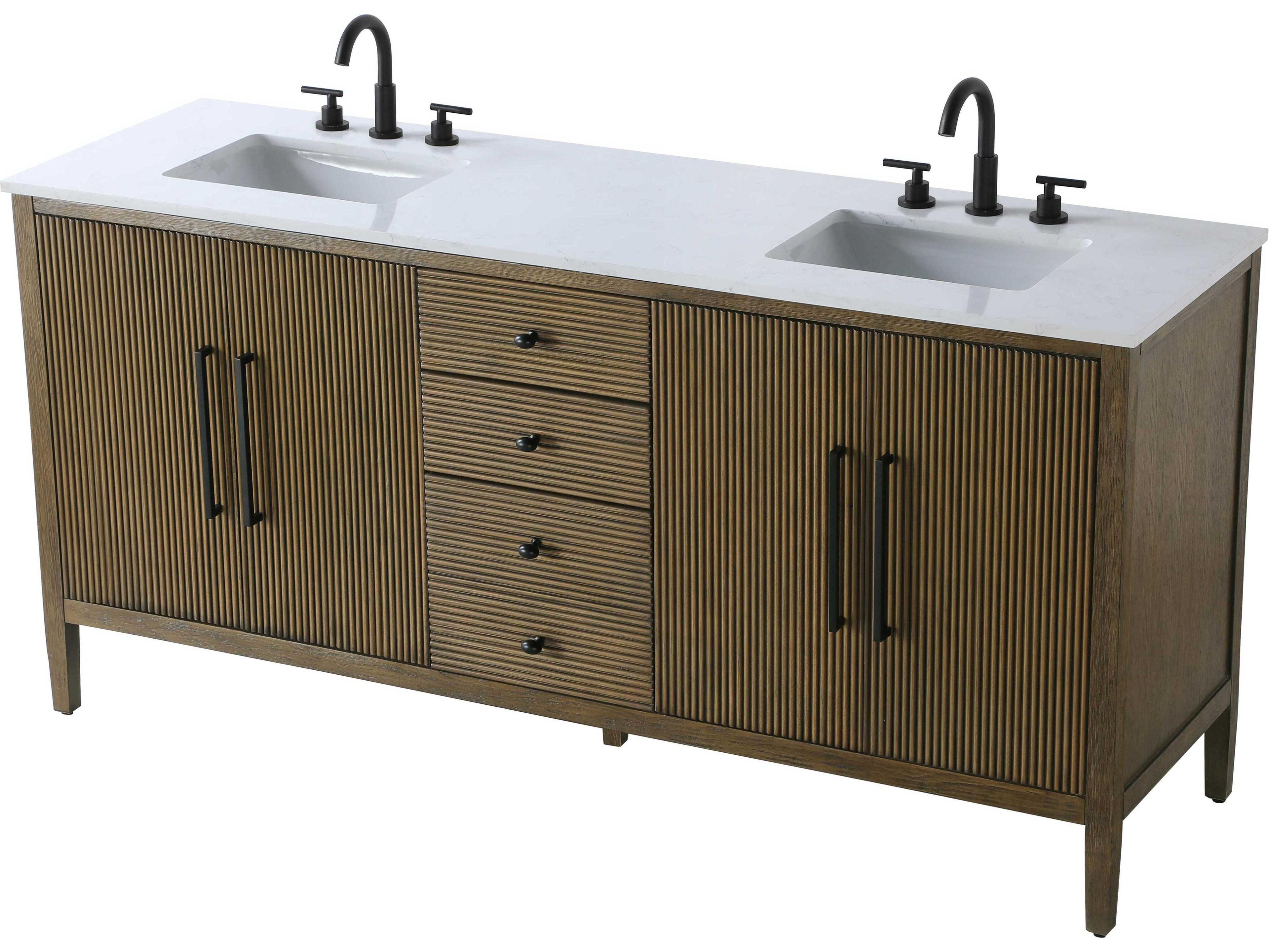 Elegant Lighting Blakely Hazel Oak Vanity