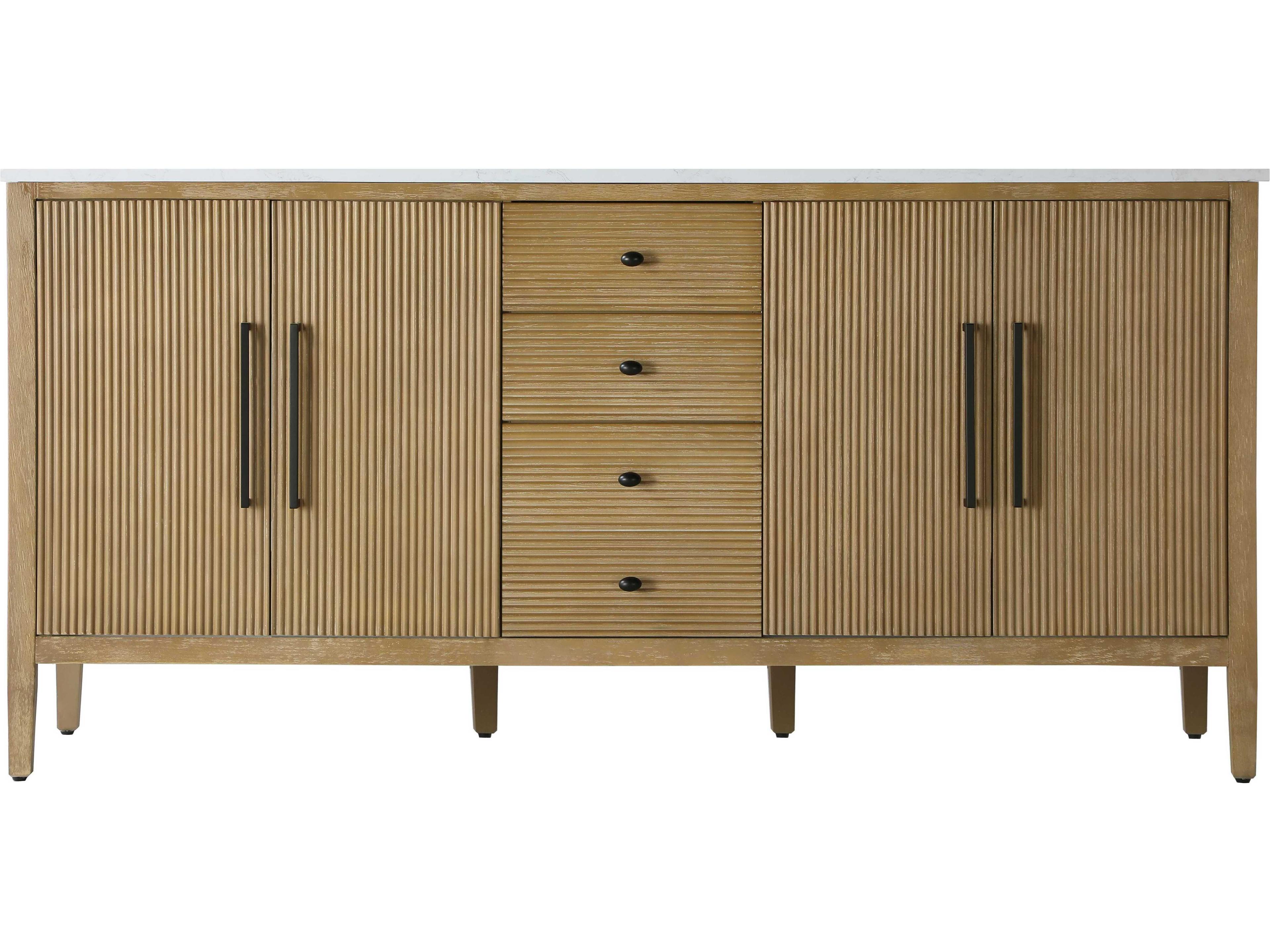 Elegant Lighting Blakely Linen Oak Vanity