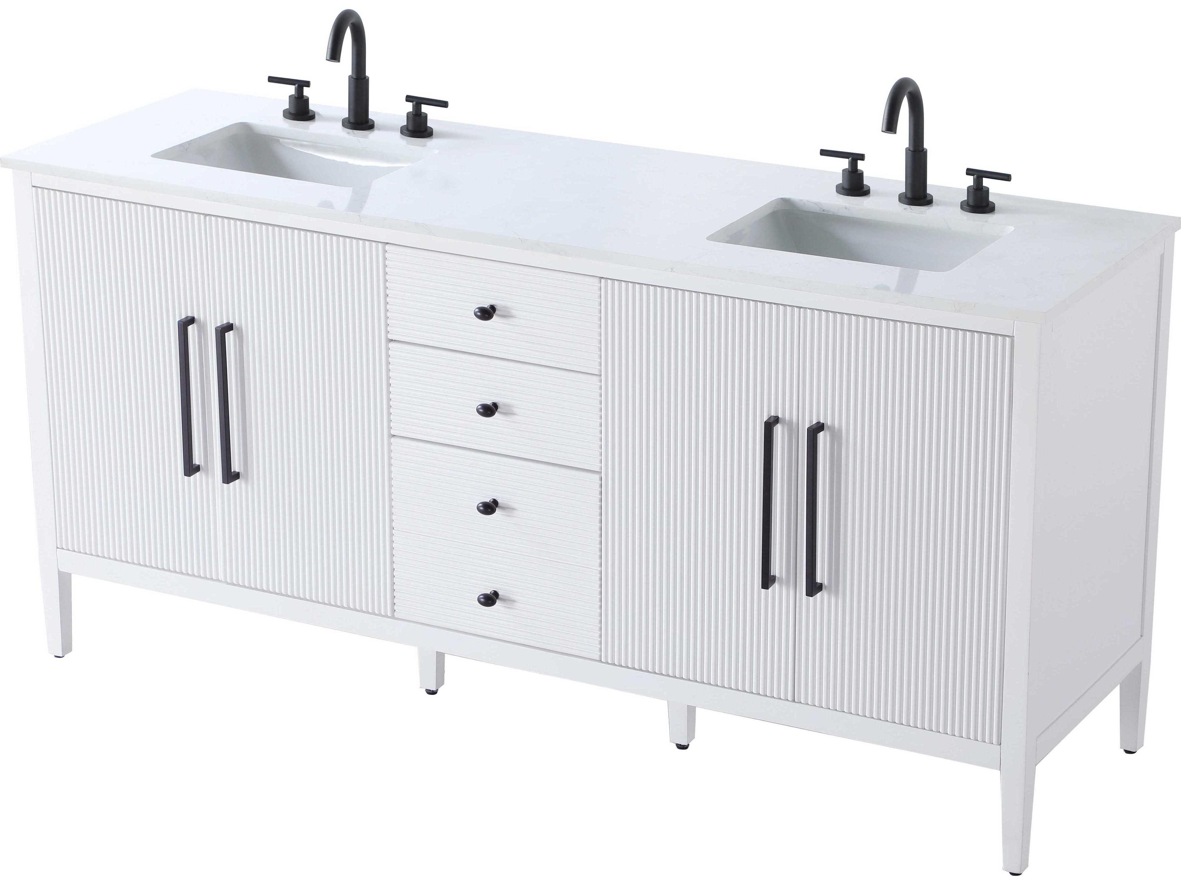 Elegant Lighting Blakely White Vanity