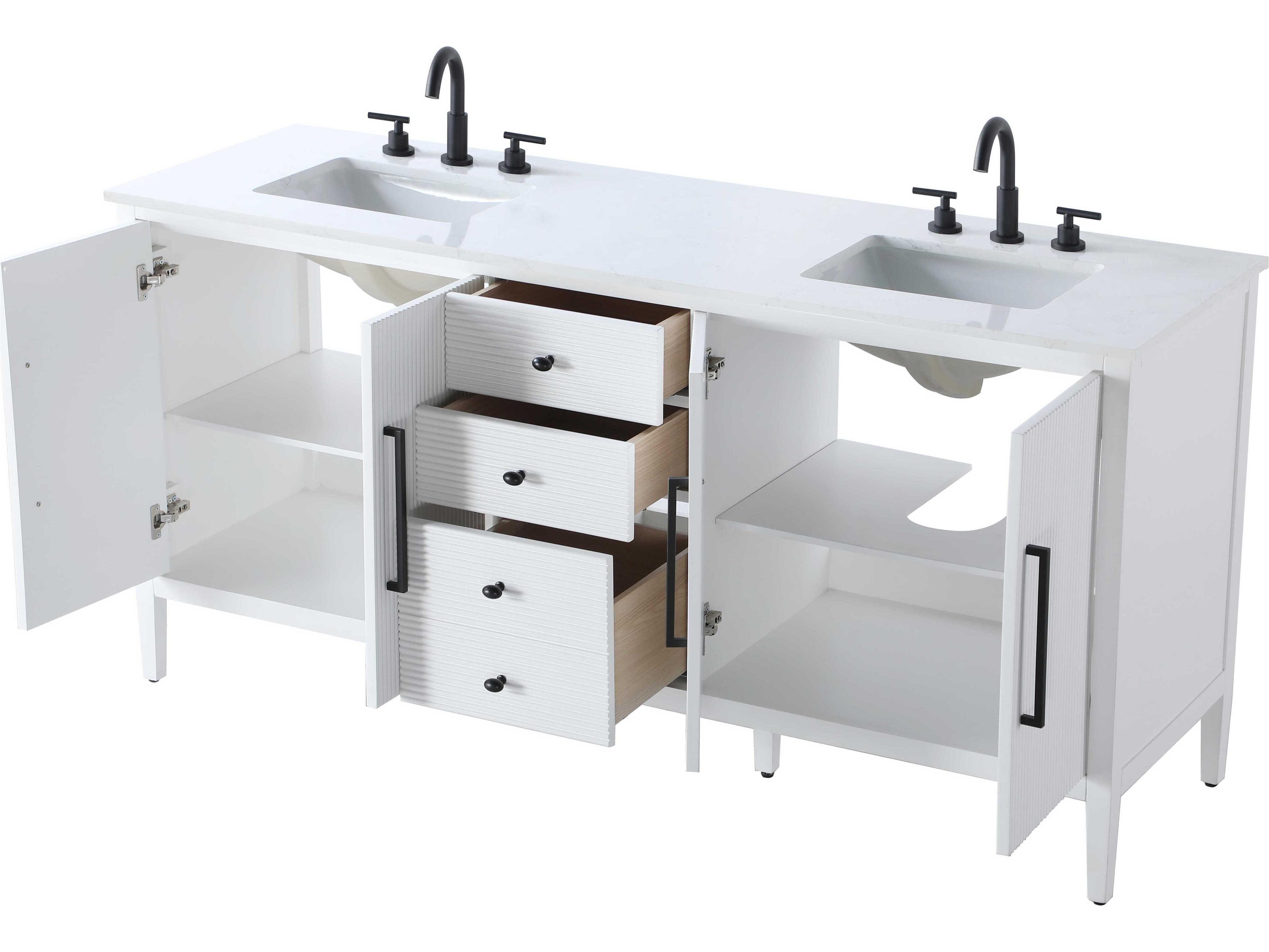 Elegant Lighting Blakely White Vanity