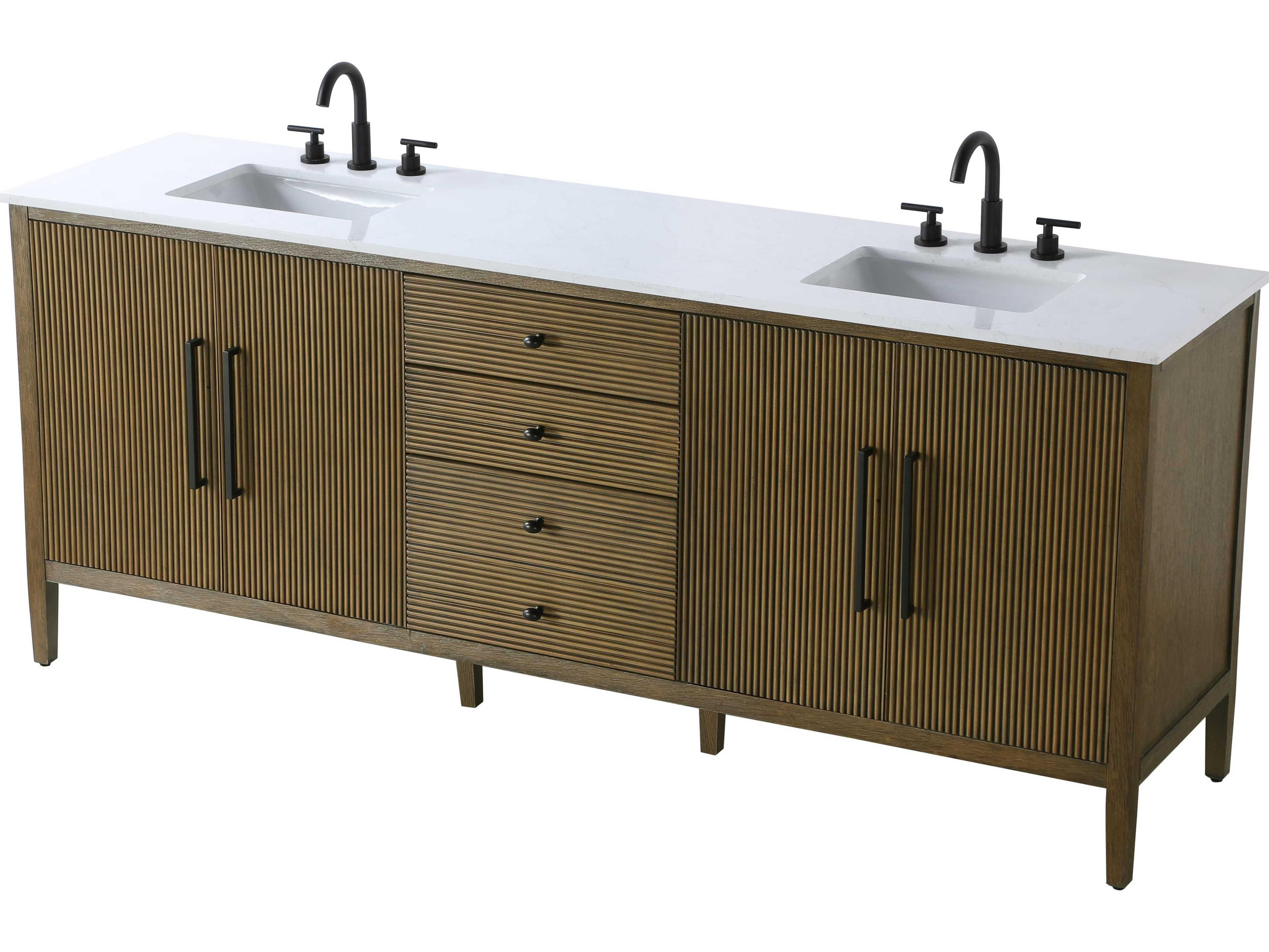 Elegant Lighting Blakely Hazel Oak Vanity