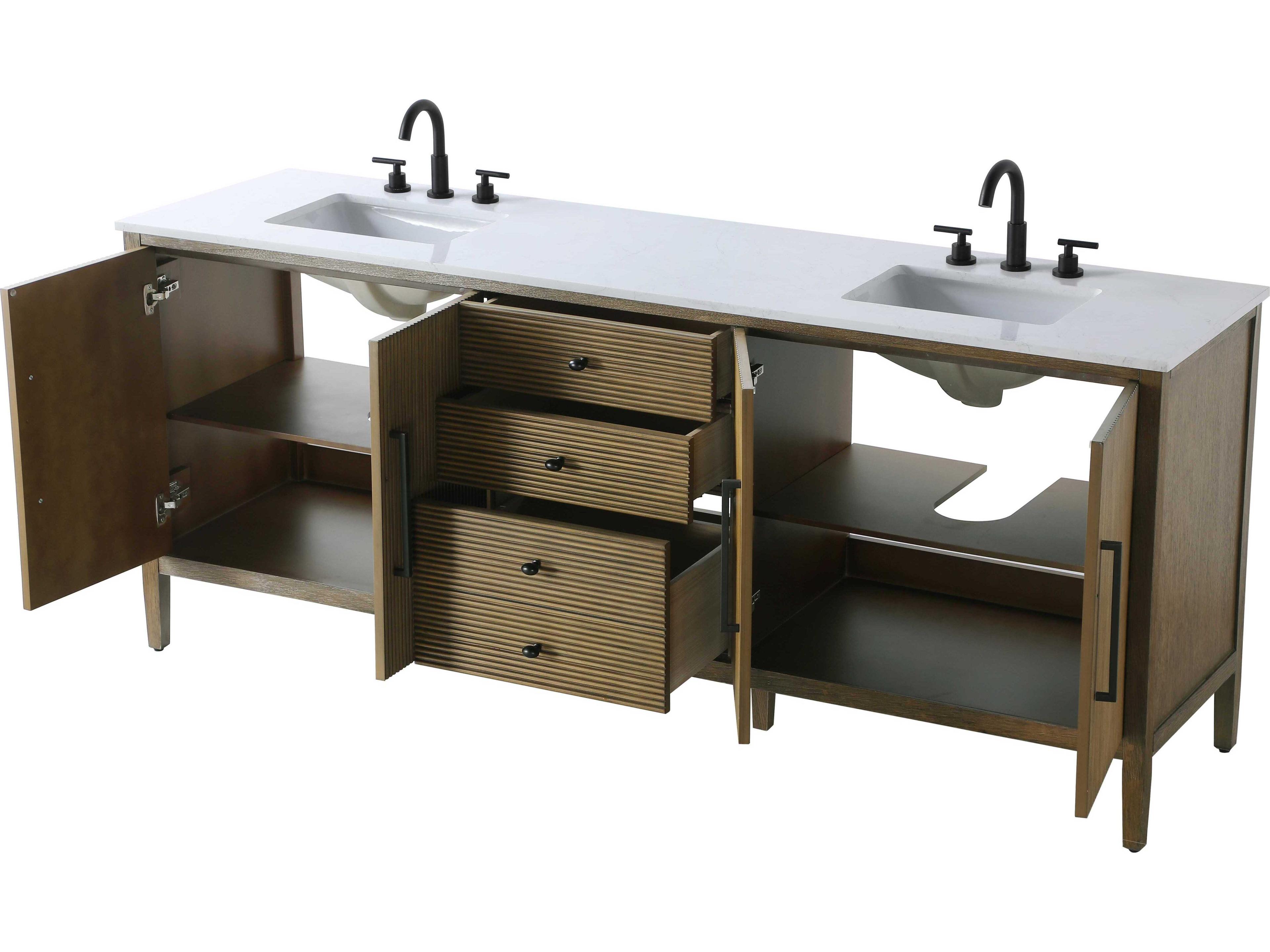Elegant Lighting Blakely Hazel Oak Vanity