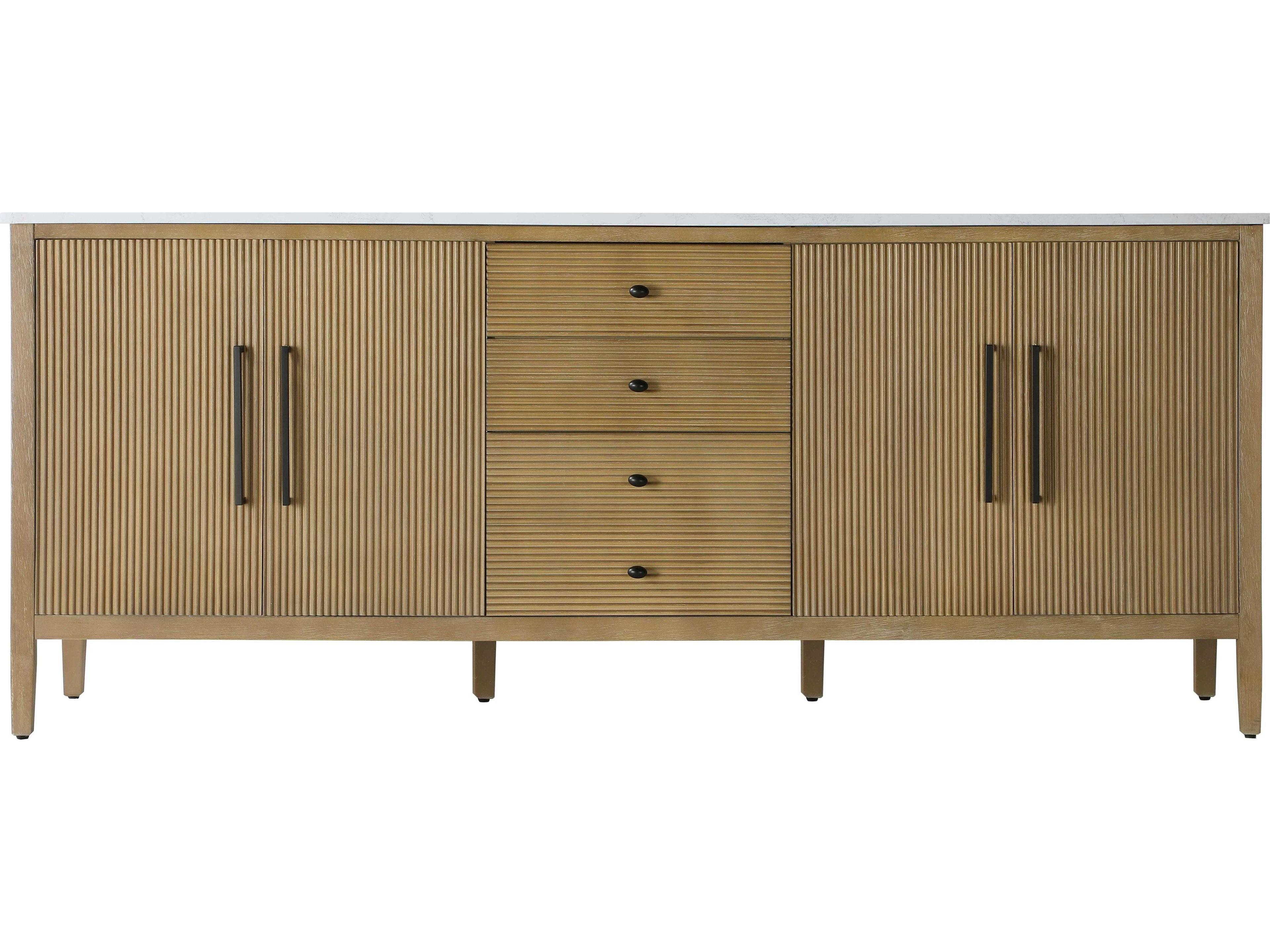 Elegant Lighting Blakely Linen Oak Vanity