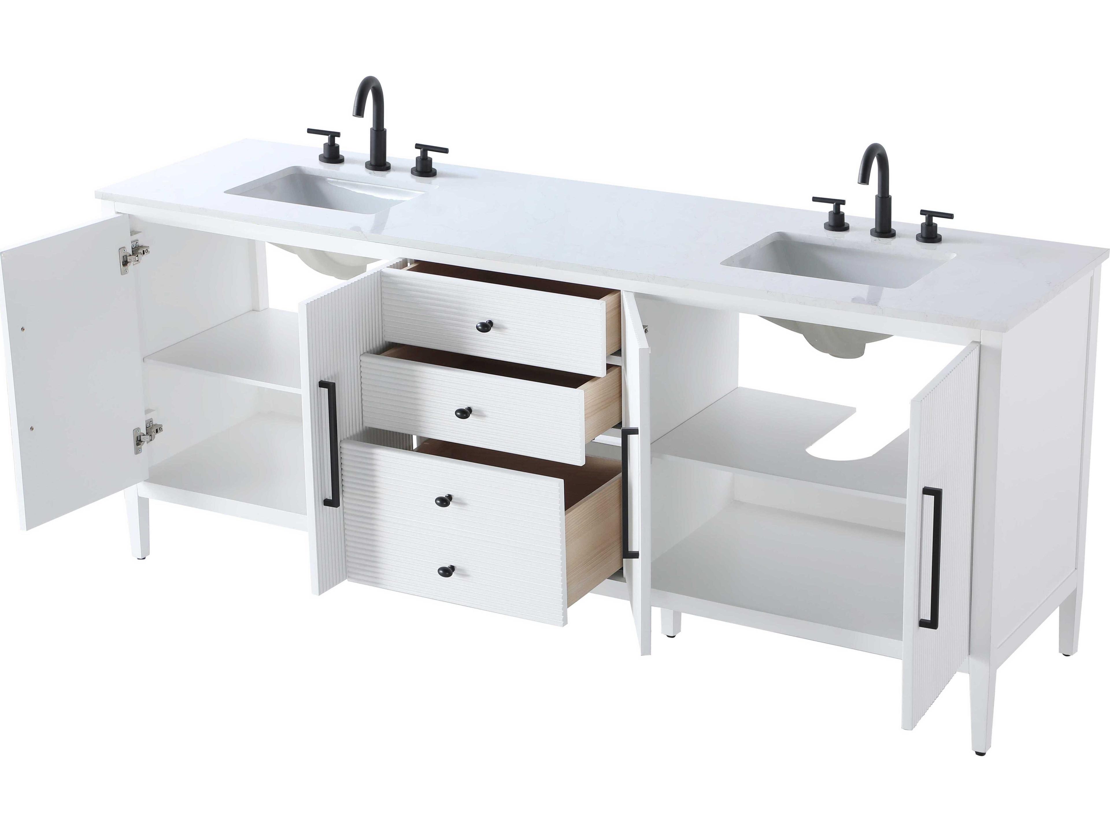 Elegant Lighting Blakely White Vanity