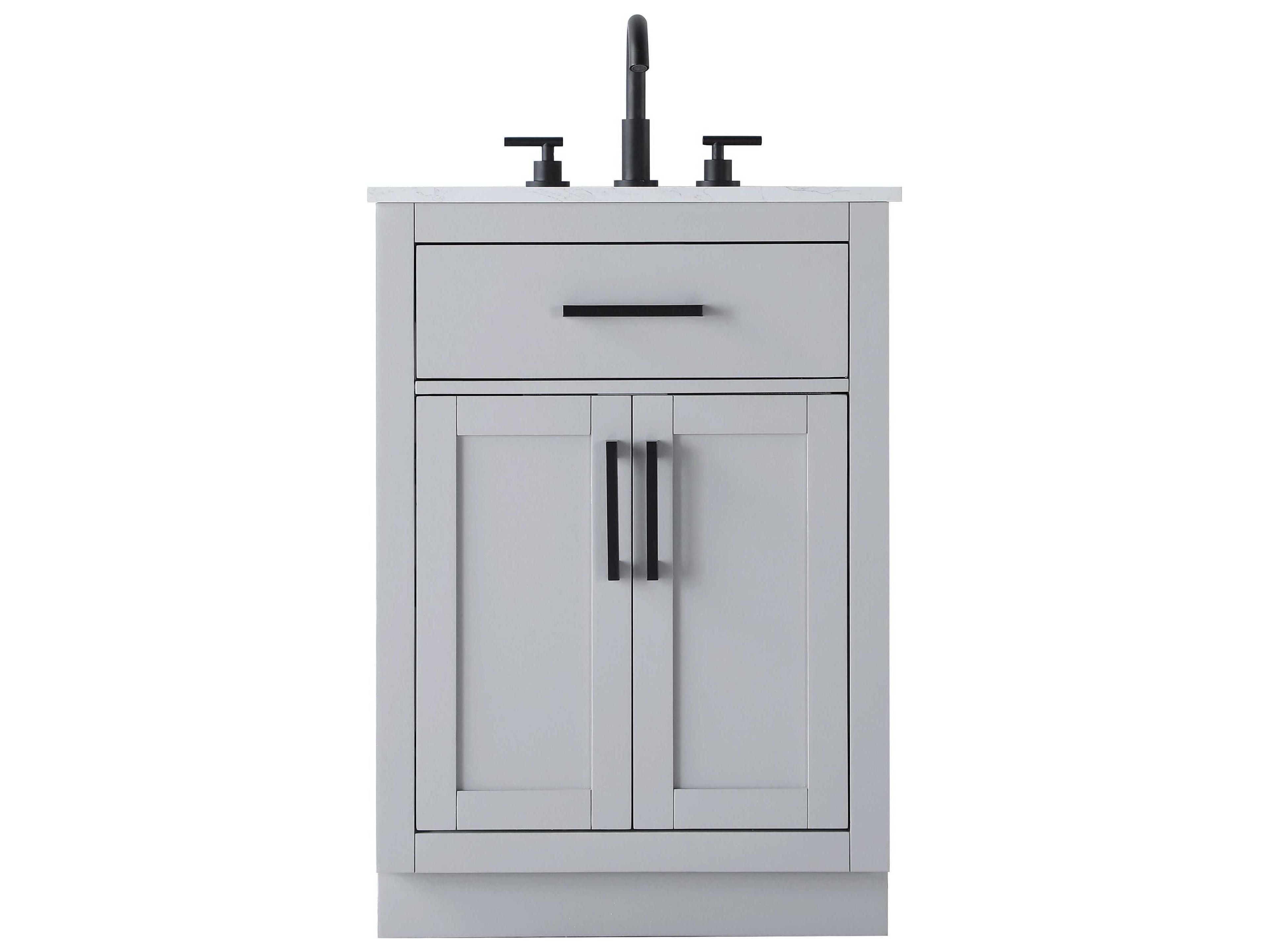 Elegant Lighting Alden Grey 24" Vanity
