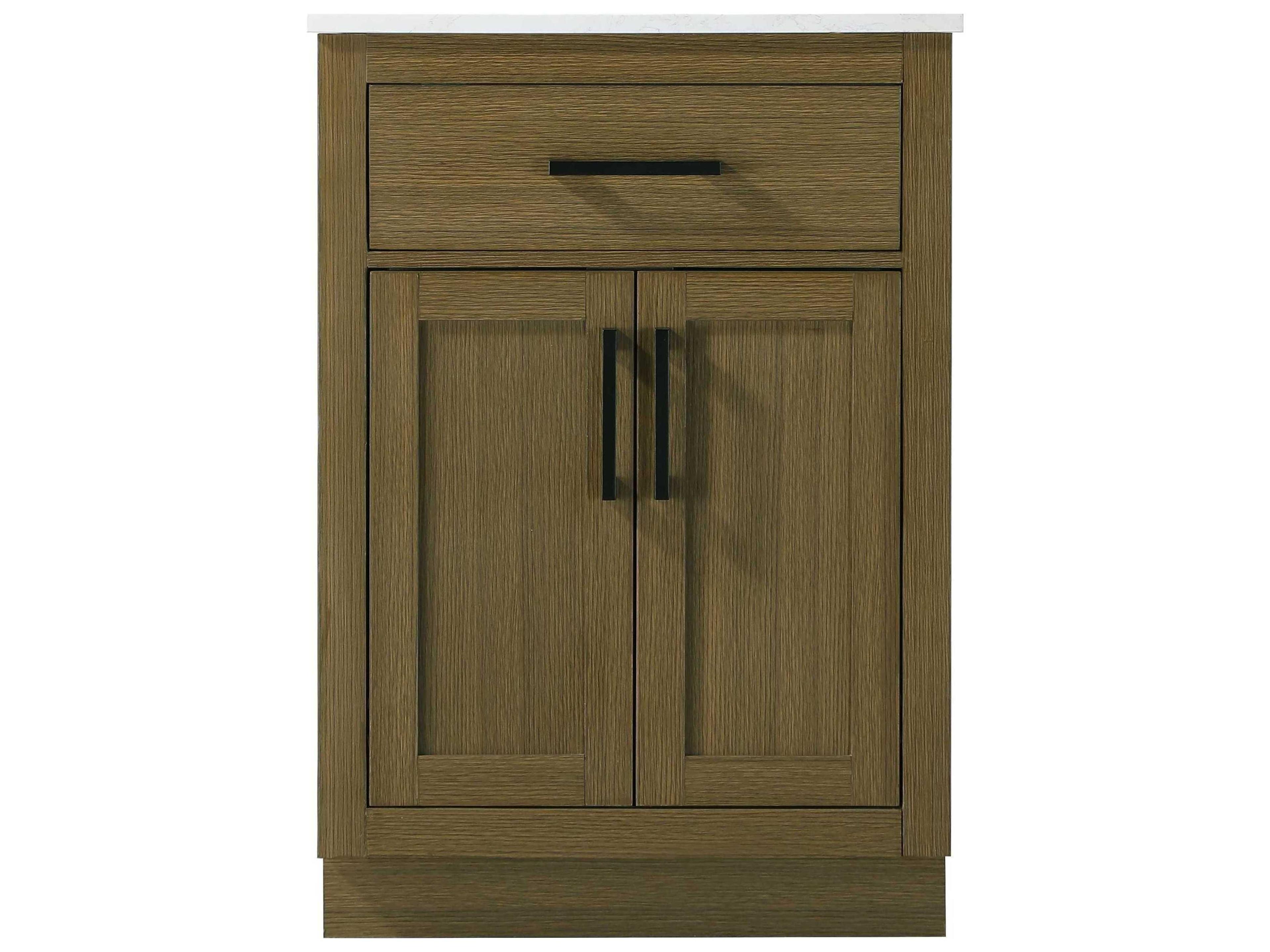 Elegant Lighting Alden Chestnut Brown 24" Vanity