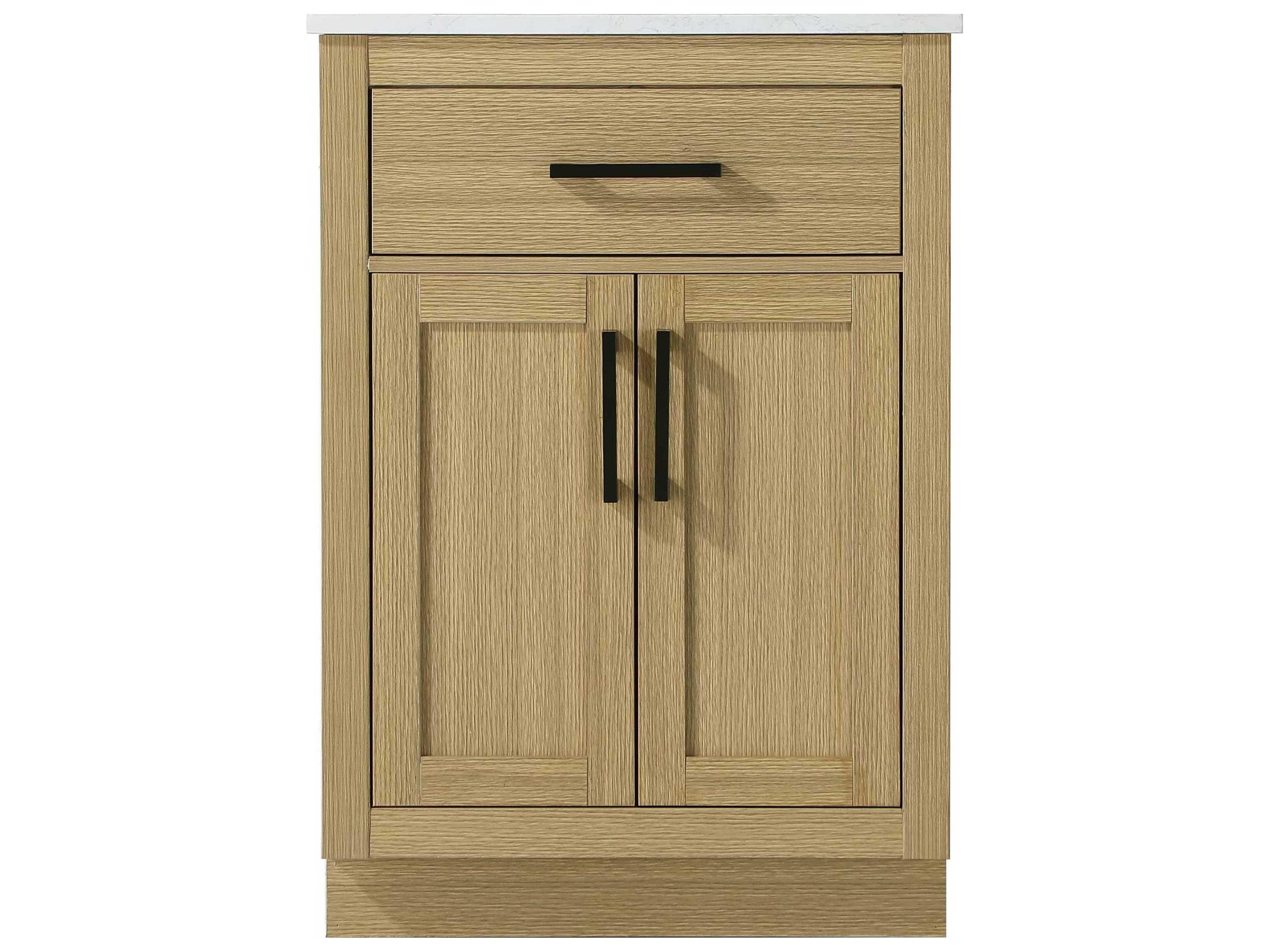 Elegant Lighting Alden Honey Brown 24" Vanity