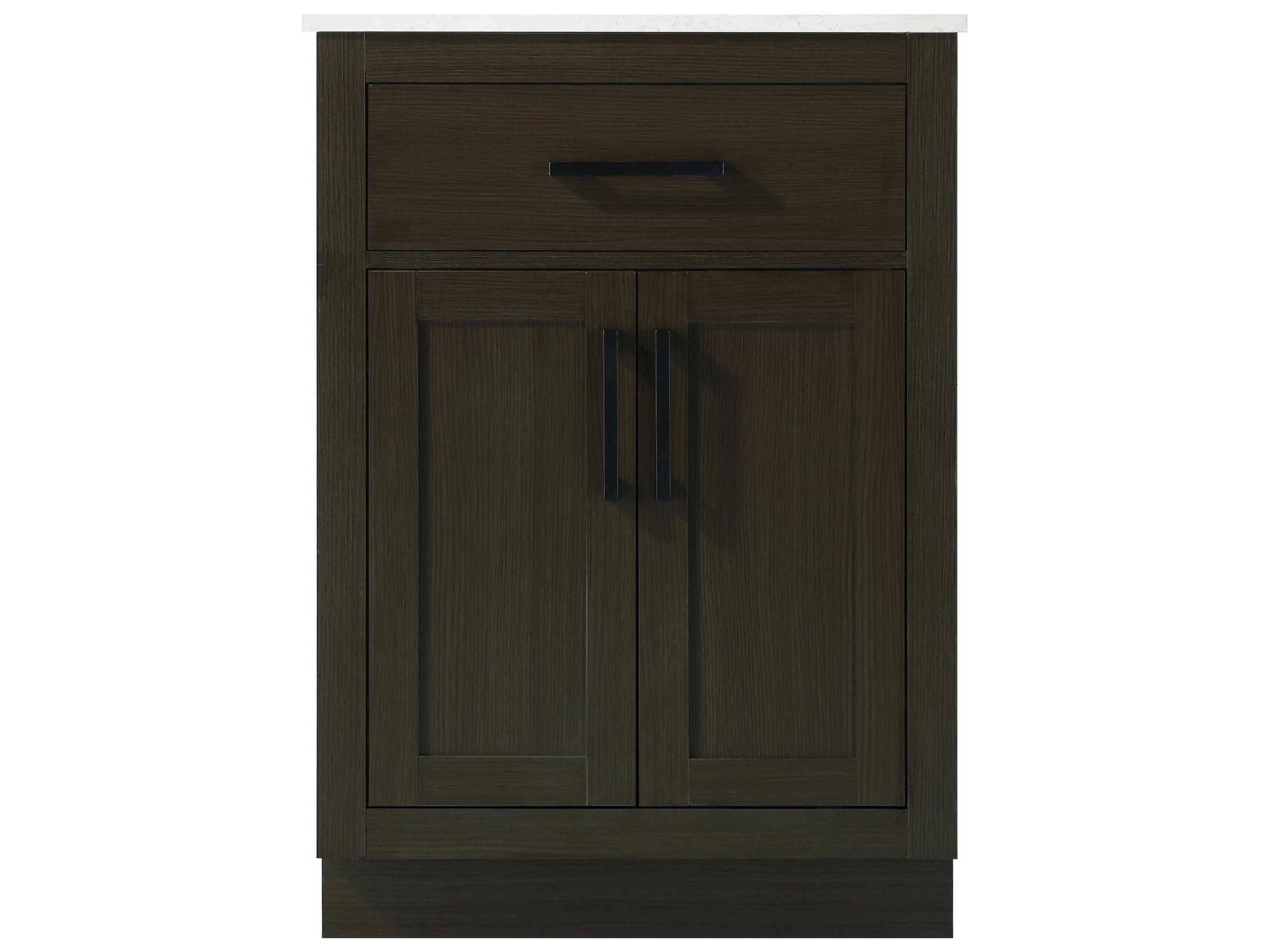 Elegant Lighting Alden Mocha Brown 24" Vanity