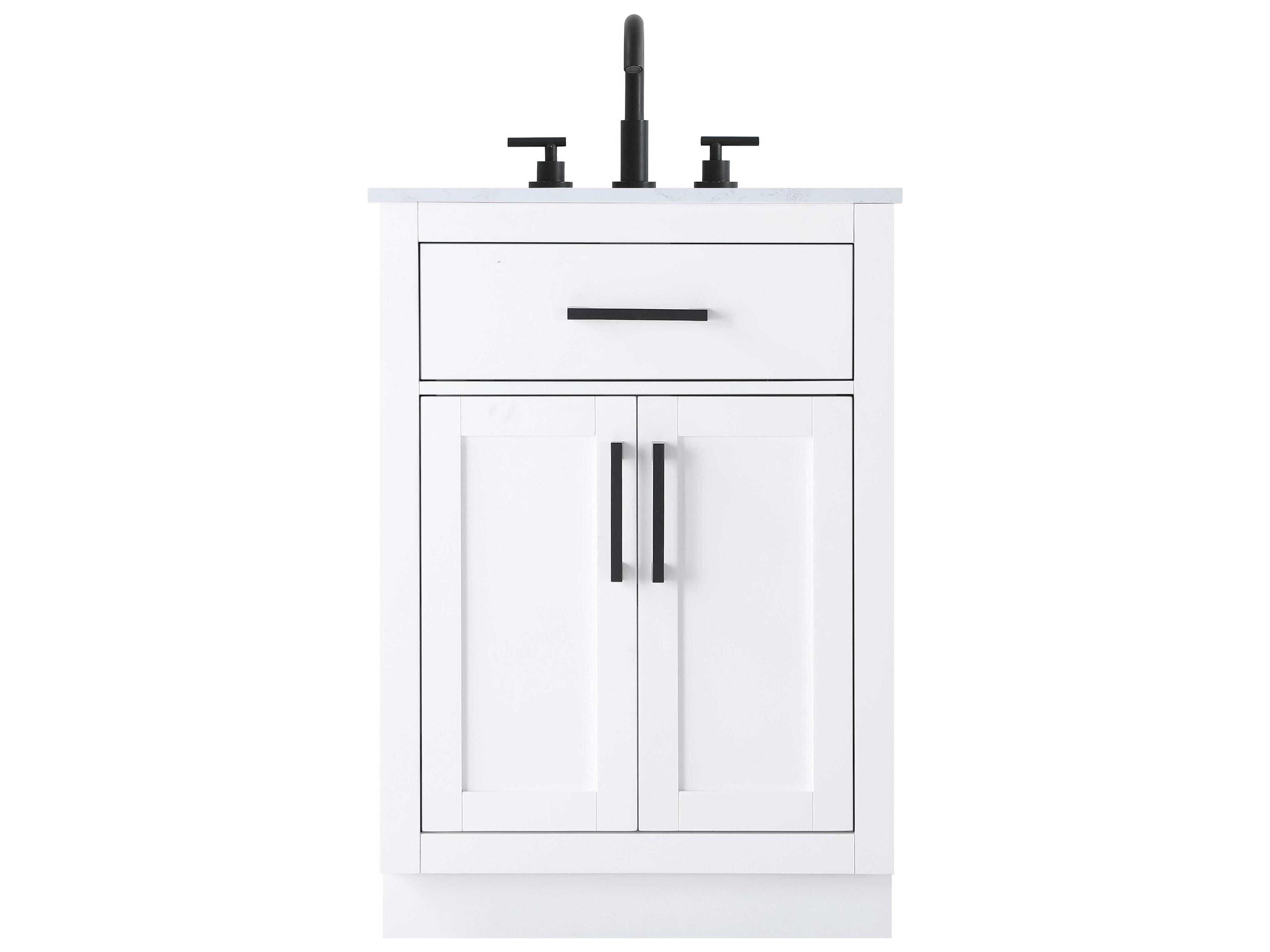 Elegant Lighting Alden White 24" Vanity