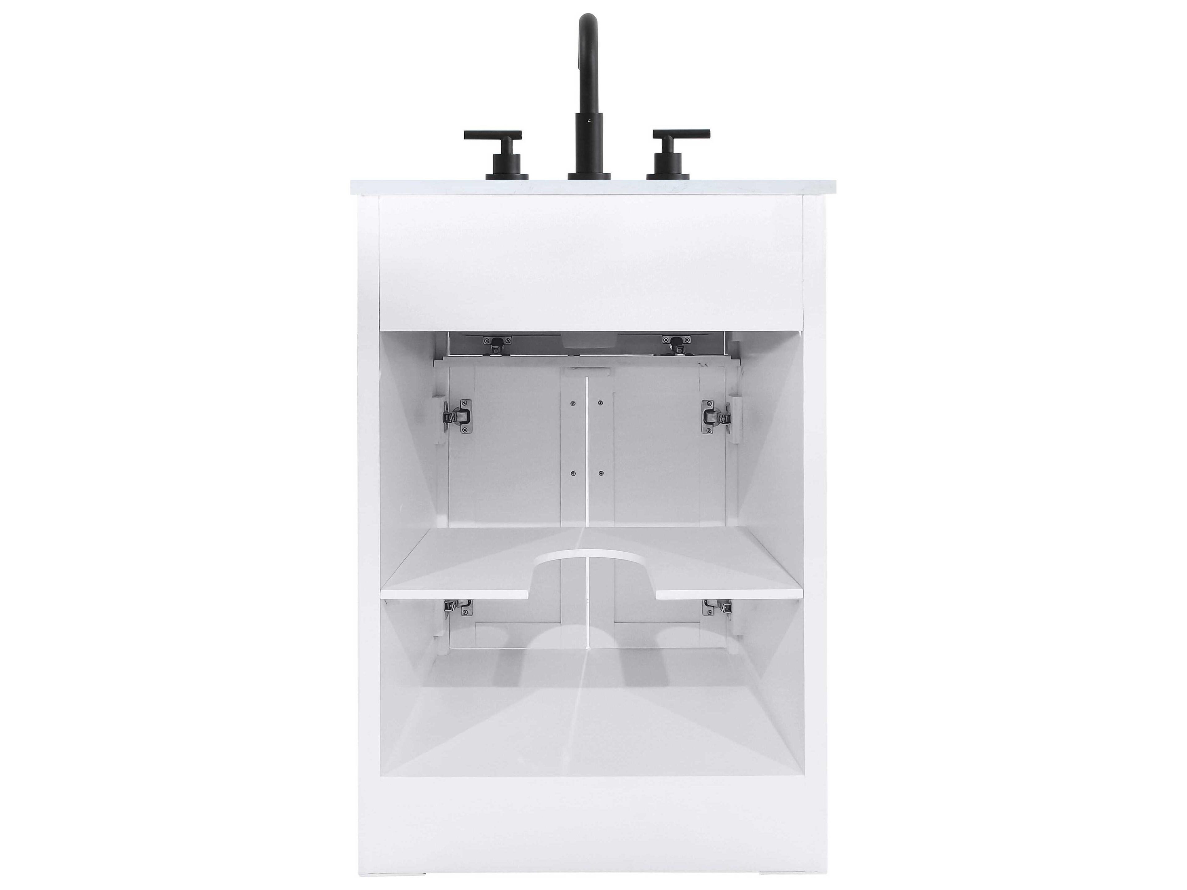 Elegant Lighting Alden White 24" Vanity