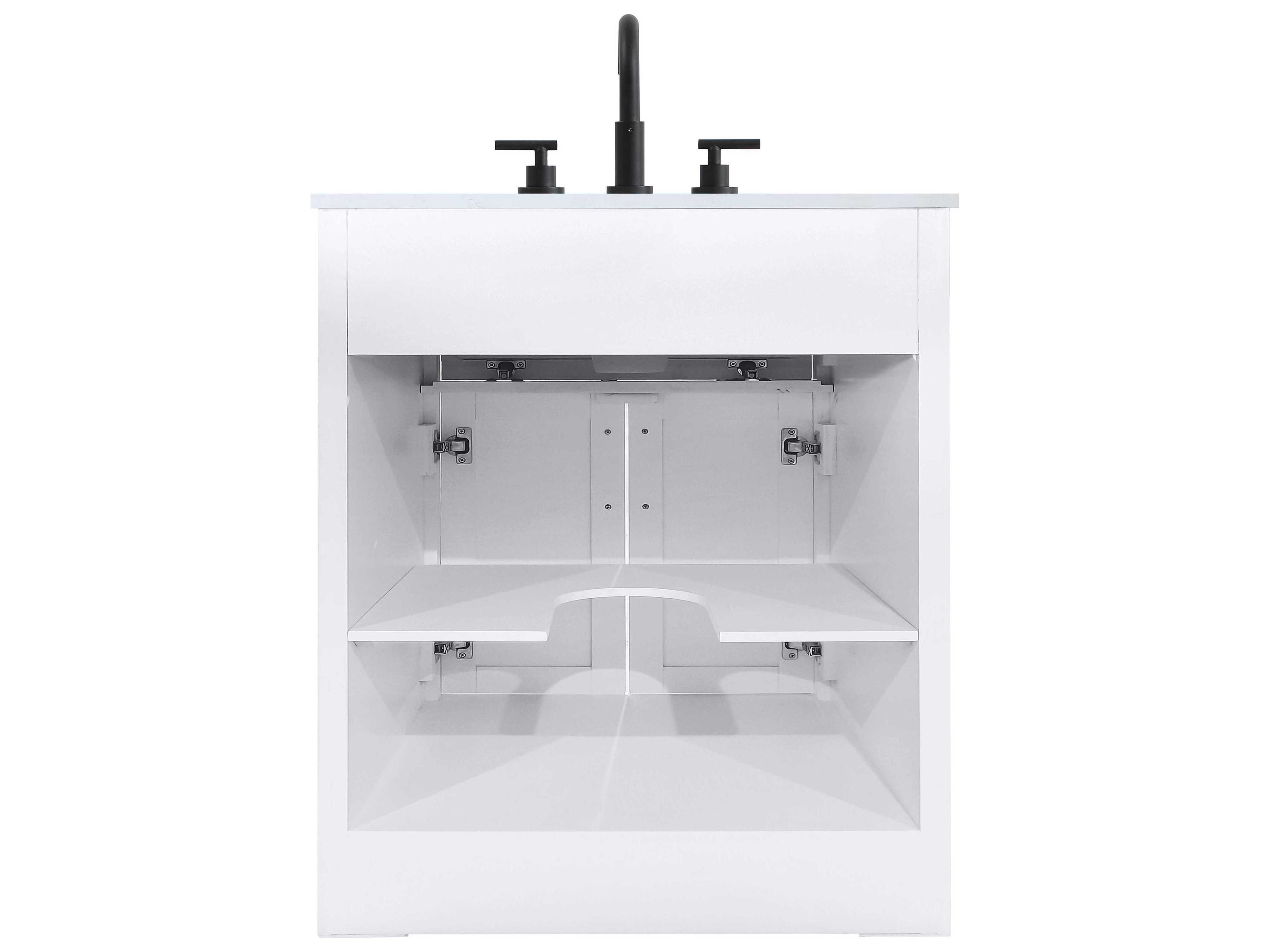 Elegant Lighting Alden White 30" Vanity