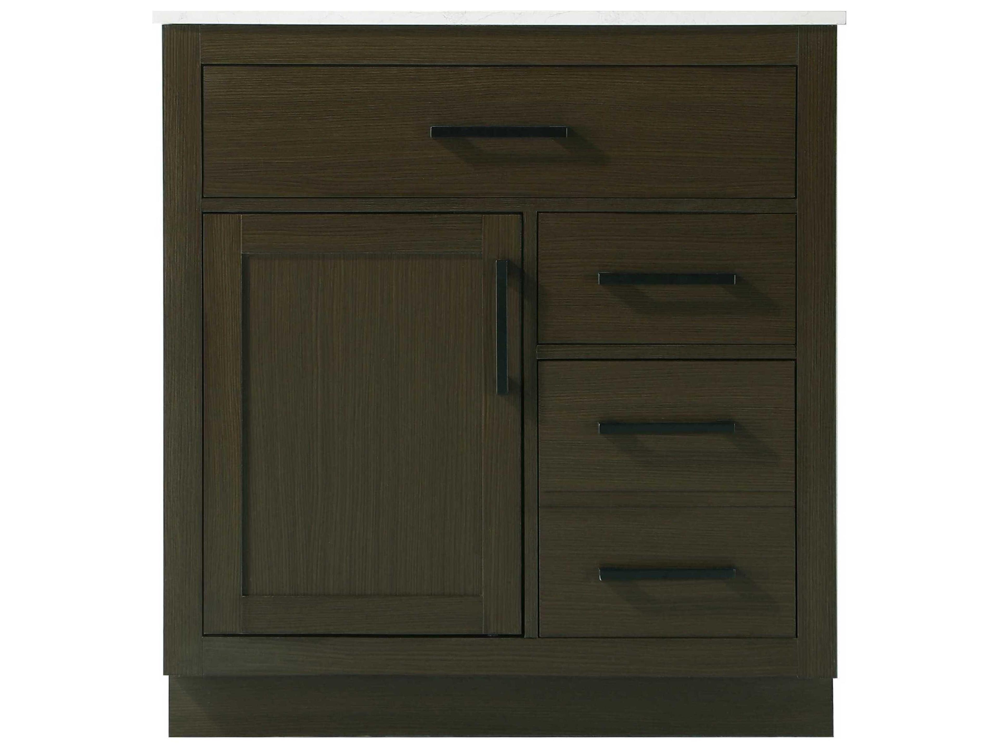 Elegant Lighting Alden Mocha Brown 32" Vanity