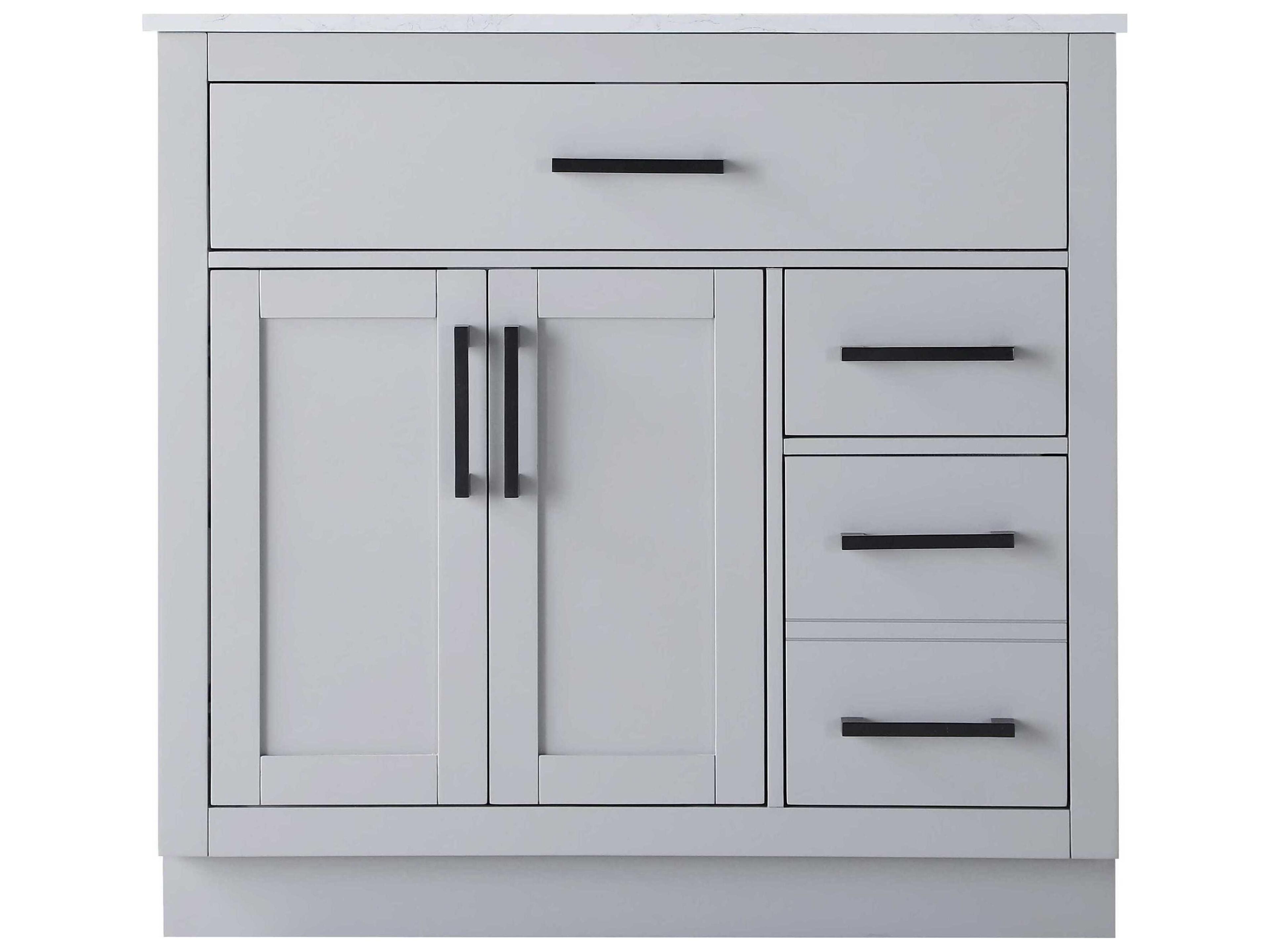 Elegant Lighting Alden Grey 36" Vanity