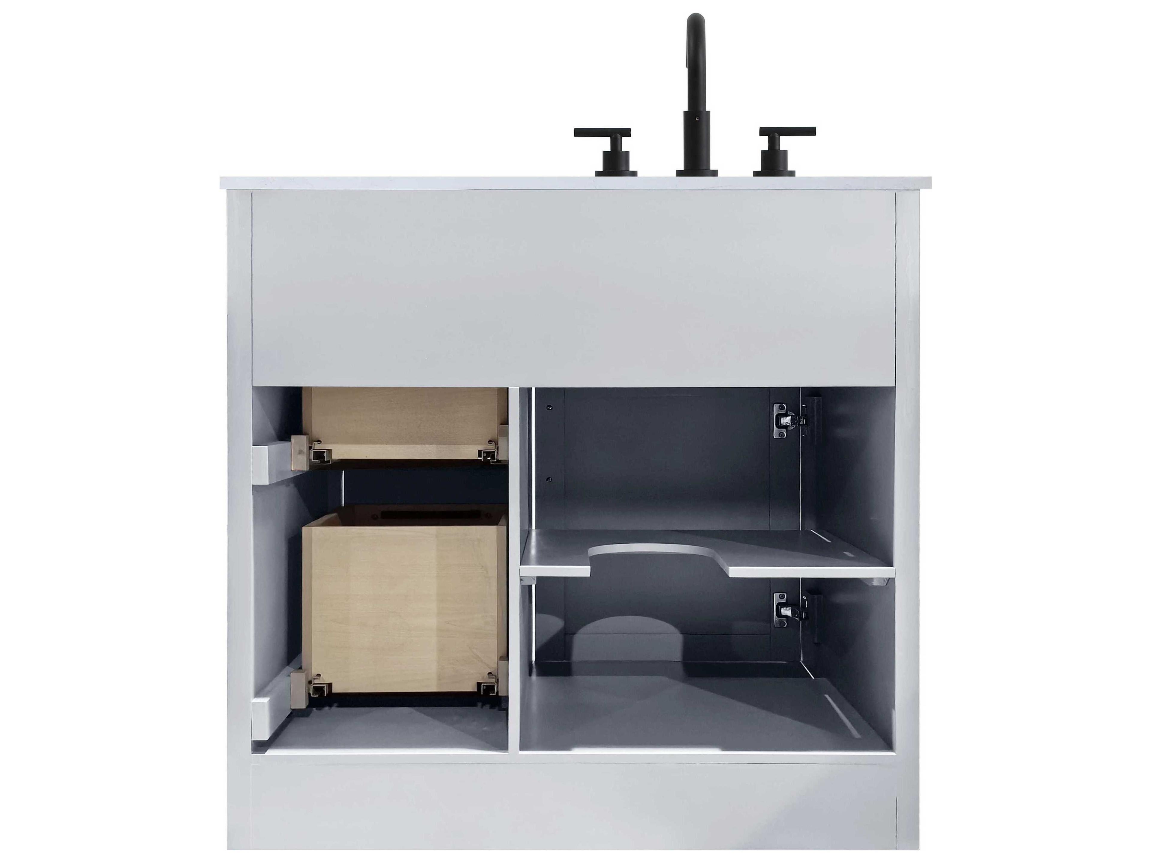 Elegant Lighting Alden Grey 36" Vanity