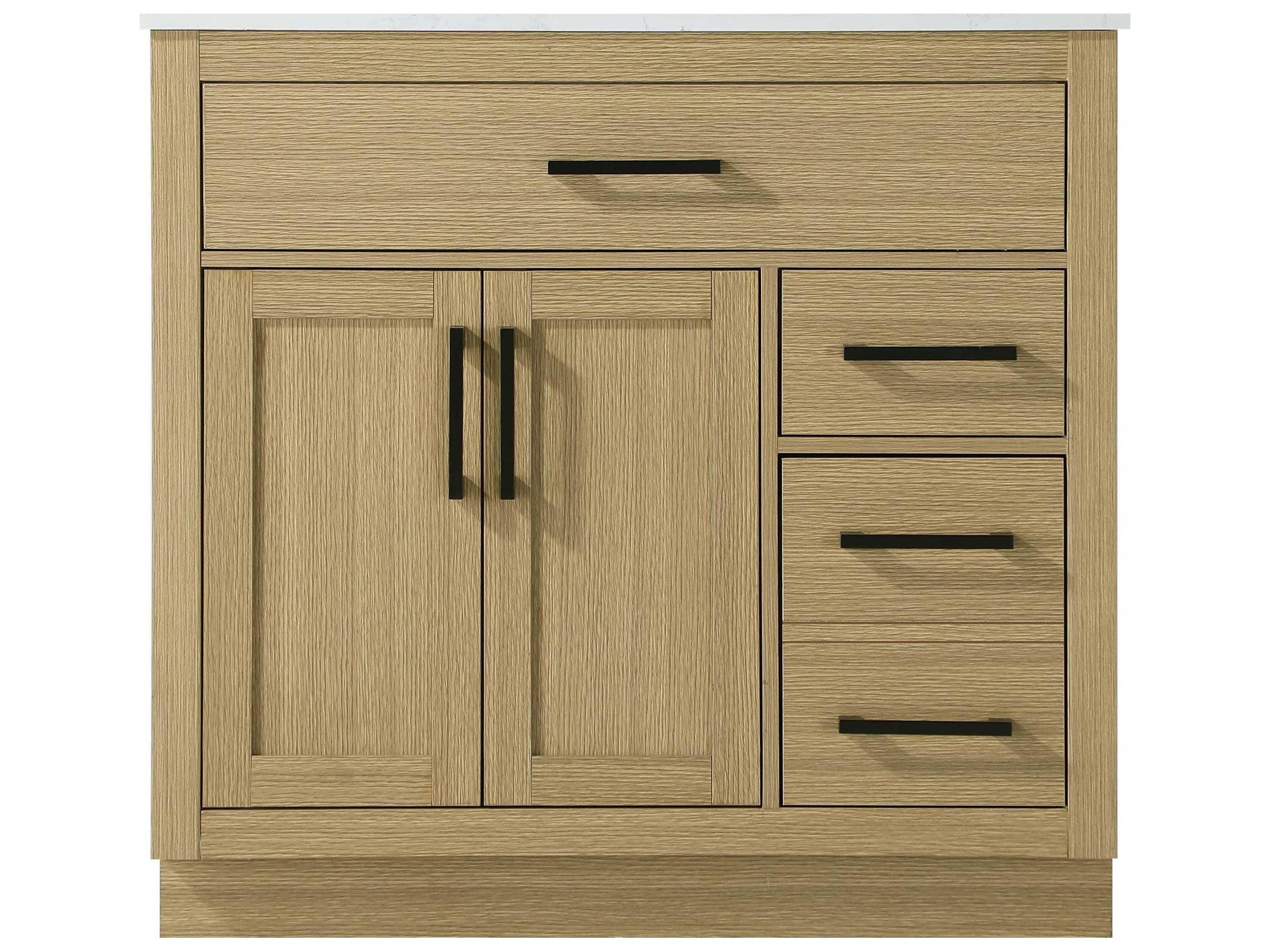 Elegant Lighting Alden Honey Brown 36" Vanity