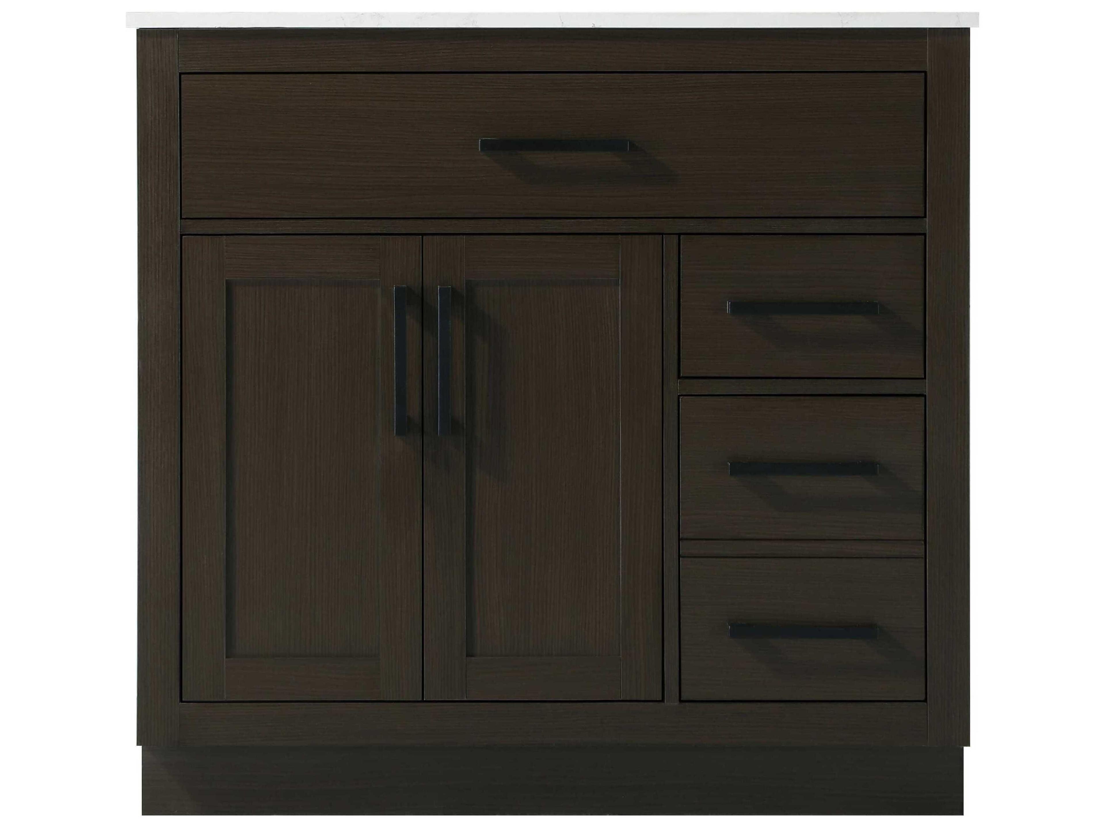 Elegant Lighting Alden Mocha Brown 36" Vanity