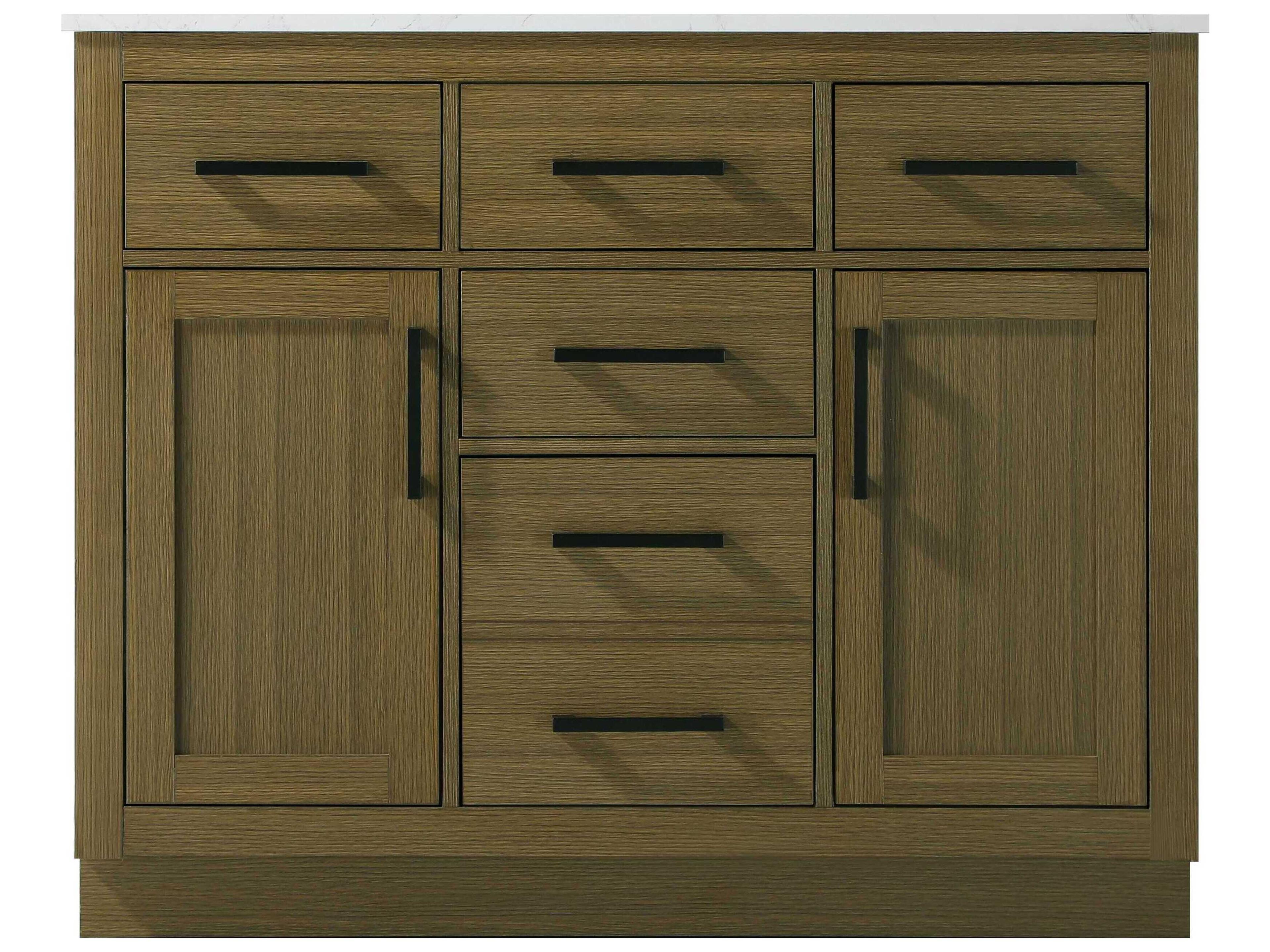 Elegant Lighting Alden Chestnut Brown 42" Vanity